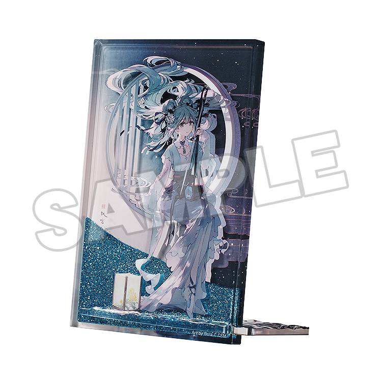 Character Vocal Series 01 Hatsune Miku Hatsune Miku Glitter Acrylic Block Han Gong Qiu Yue Ver.