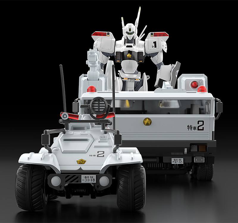 Moderoid "Mobile Police PATLABOR" Type 98 Special Command Vehicle & Type 99 Special Labor Carrier