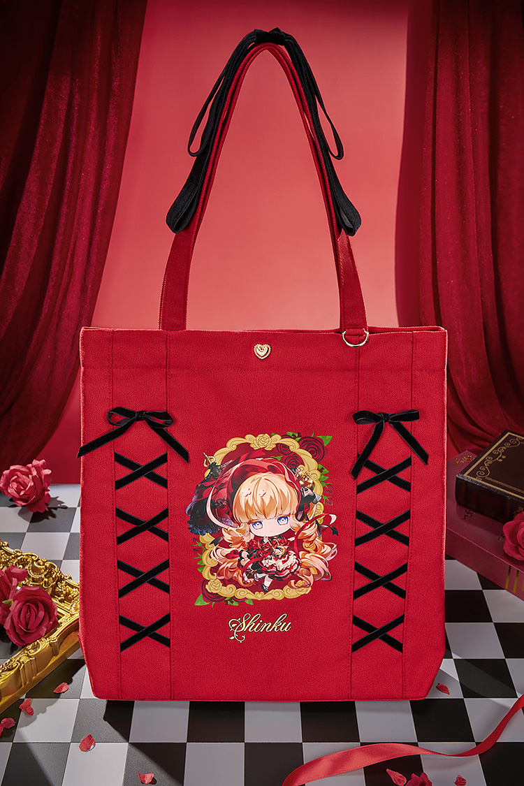 "Rozen Maiden" Ribbon Series Canvas Tote