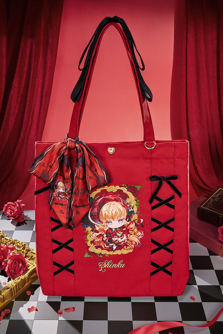 "Rozen Maiden" Ribbon Series Canvas Tote