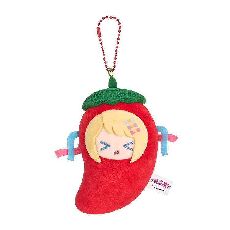 "NEEDY STREAMER OVERLOAD" Needy Streamer Chinese Restaurant Series Chili Pepper Plushie Mascot Keychain