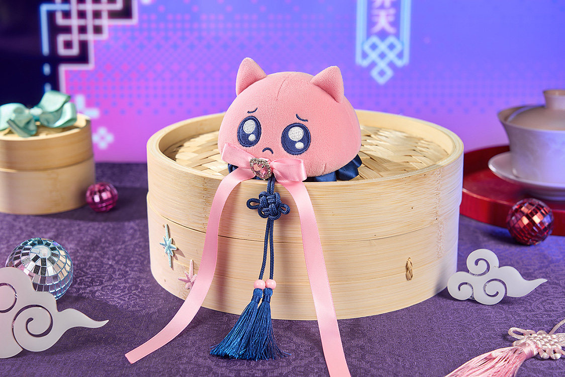 "NEEDY STREAMER OVERLOAD" Needy Streamer Chinese Restaurant Series P-Chan Two-Way Hair Accessory & Brooch