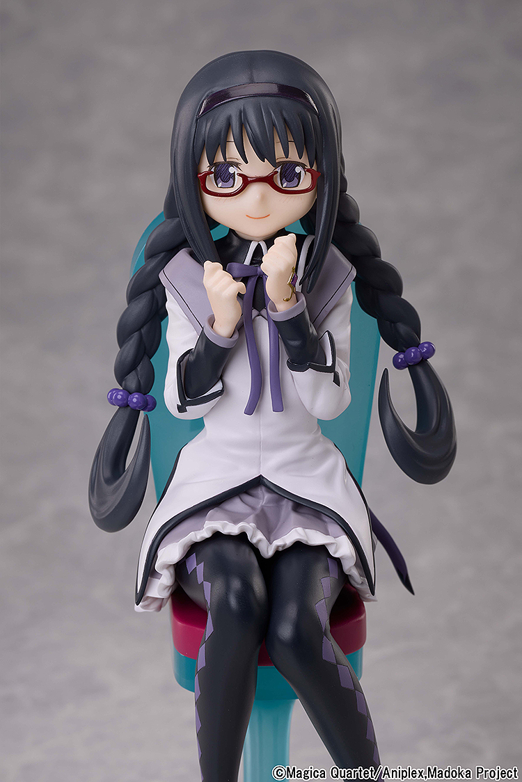 "Puella Magi Madoka Magica the Movie New Feature: Rebellion" Akemi Homura Tea Party Cake Song Ver. Non Scale Figure