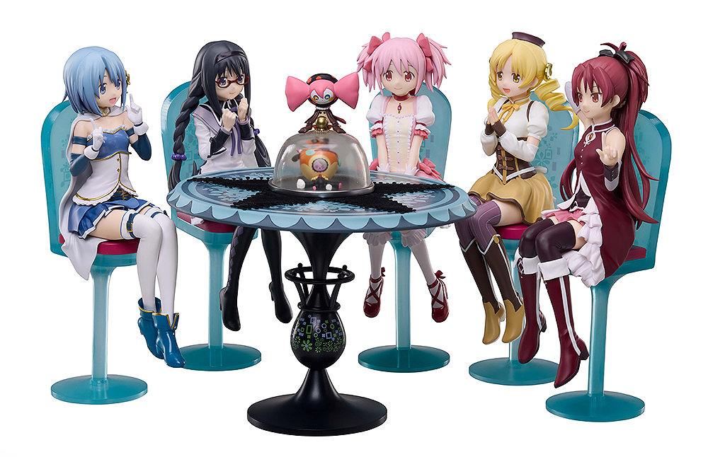 "Puella Magi Madoka Magica the Movie New Feature: Rebellion" Tea Party Cake Song Ver. Non Scale Figure Complete Set
