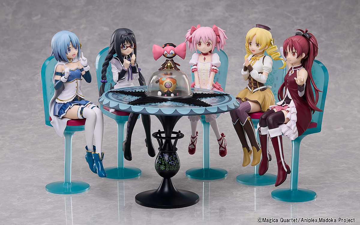 "Puella Magi Madoka Magica the Movie New Feature: Rebellion" Tea Party Cake Song Ver. Non Scale Figure Complete Set