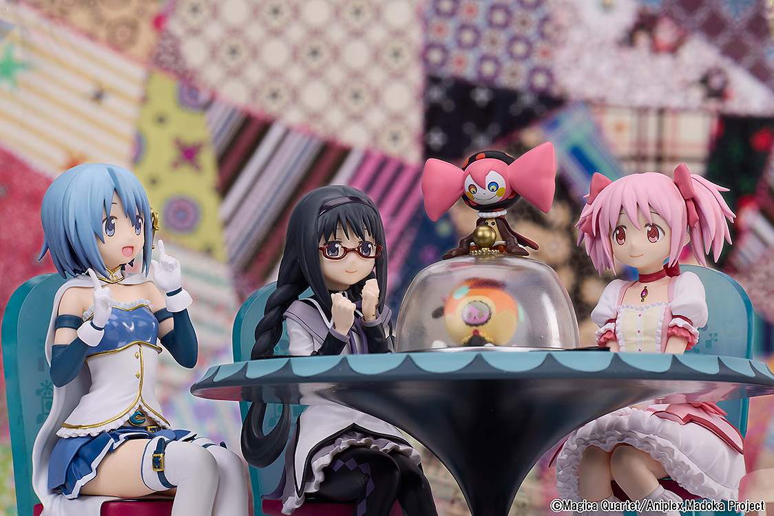 "Puella Magi Madoka Magica the Movie New Feature: Rebellion" Tea Party Cake Song Ver. Non Scale Figure Complete Set