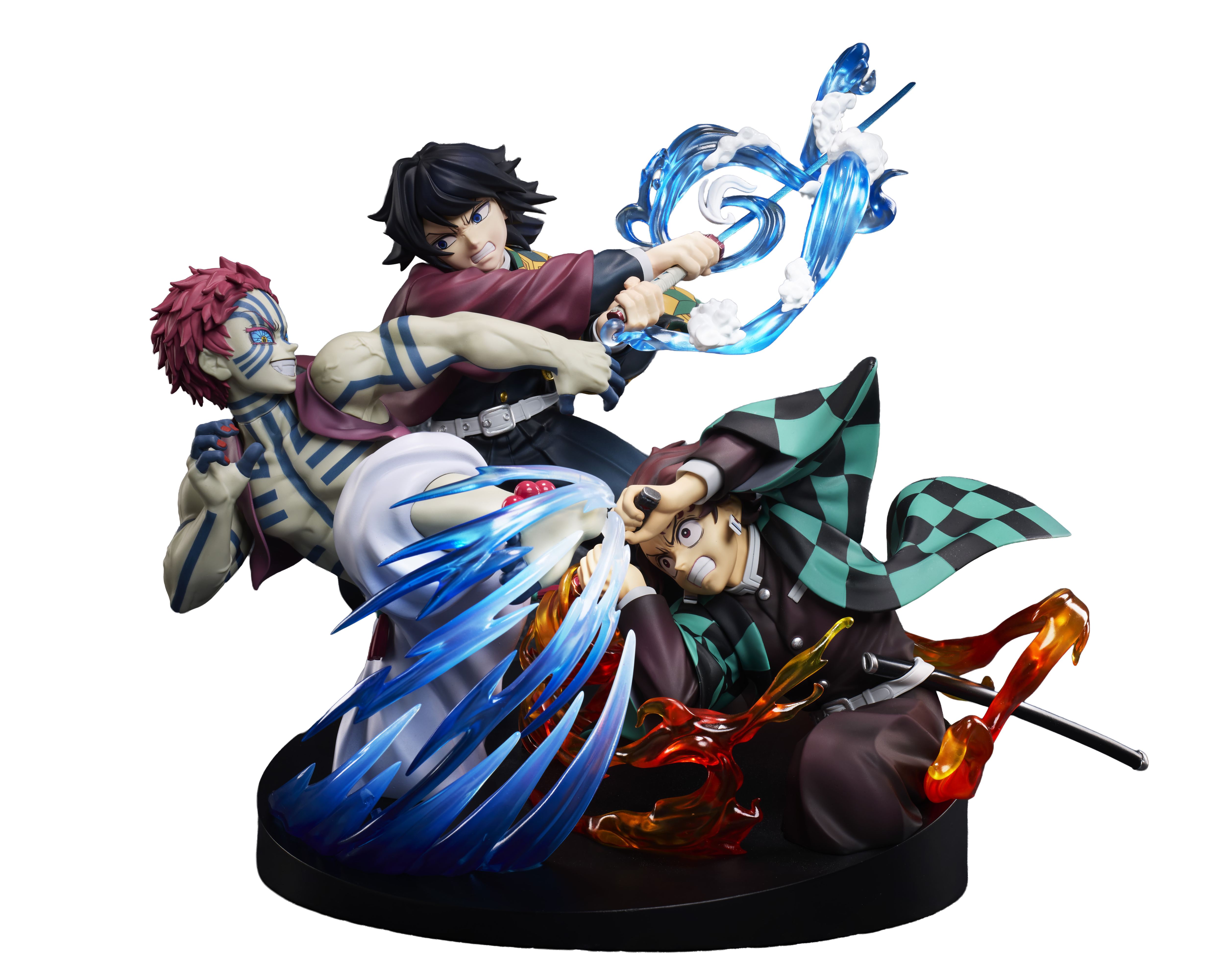 "Demon Slayer: Kimetsu no Yaiba" Demon Slayer: Kimetsu no Yaiba Aniplex Online Kuji -Entering the Infinity Castle Decisive Battle- A Kamado Tanjiro & Tomioka Giyu & Akaza Non Scale Figure