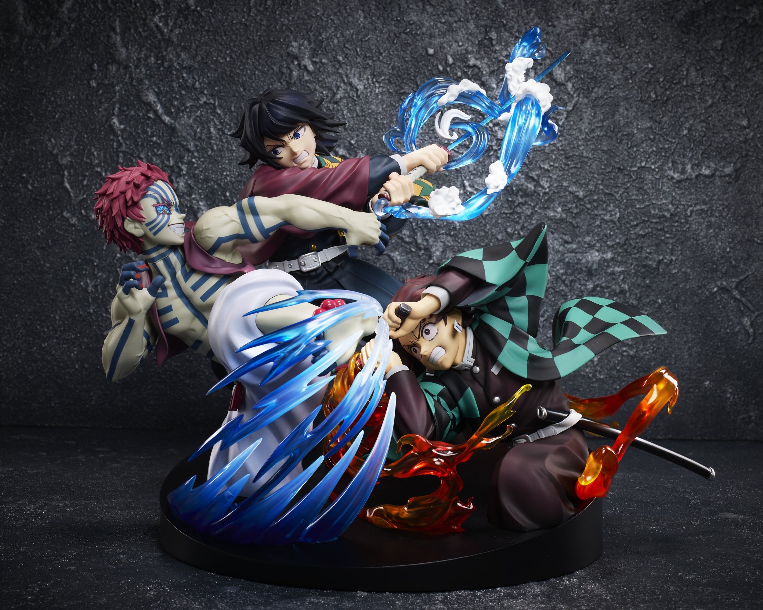 "Demon Slayer: Kimetsu no Yaiba" Demon Slayer: Kimetsu no Yaiba Aniplex Online Kuji -Entering the Infinity Castle Decisive Battle- A Kamado Tanjiro & Tomioka Giyu & Akaza Non Scale Figure