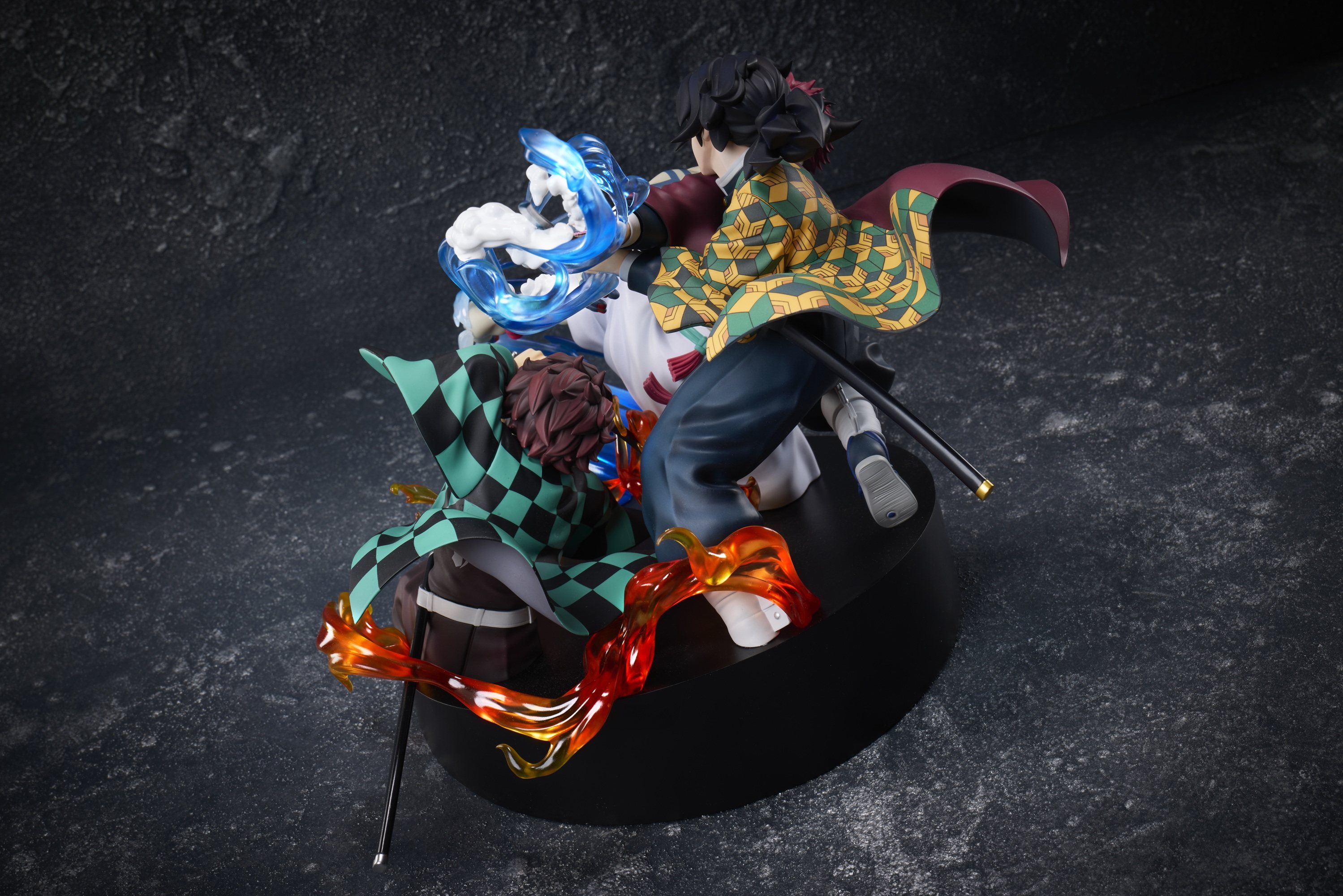 "Demon Slayer: Kimetsu no Yaiba" Demon Slayer: Kimetsu no Yaiba Aniplex Online Kuji -Entering the Infinity Castle Decisive Battle- A Kamado Tanjiro & Tomioka Giyu & Akaza Non Scale Figure