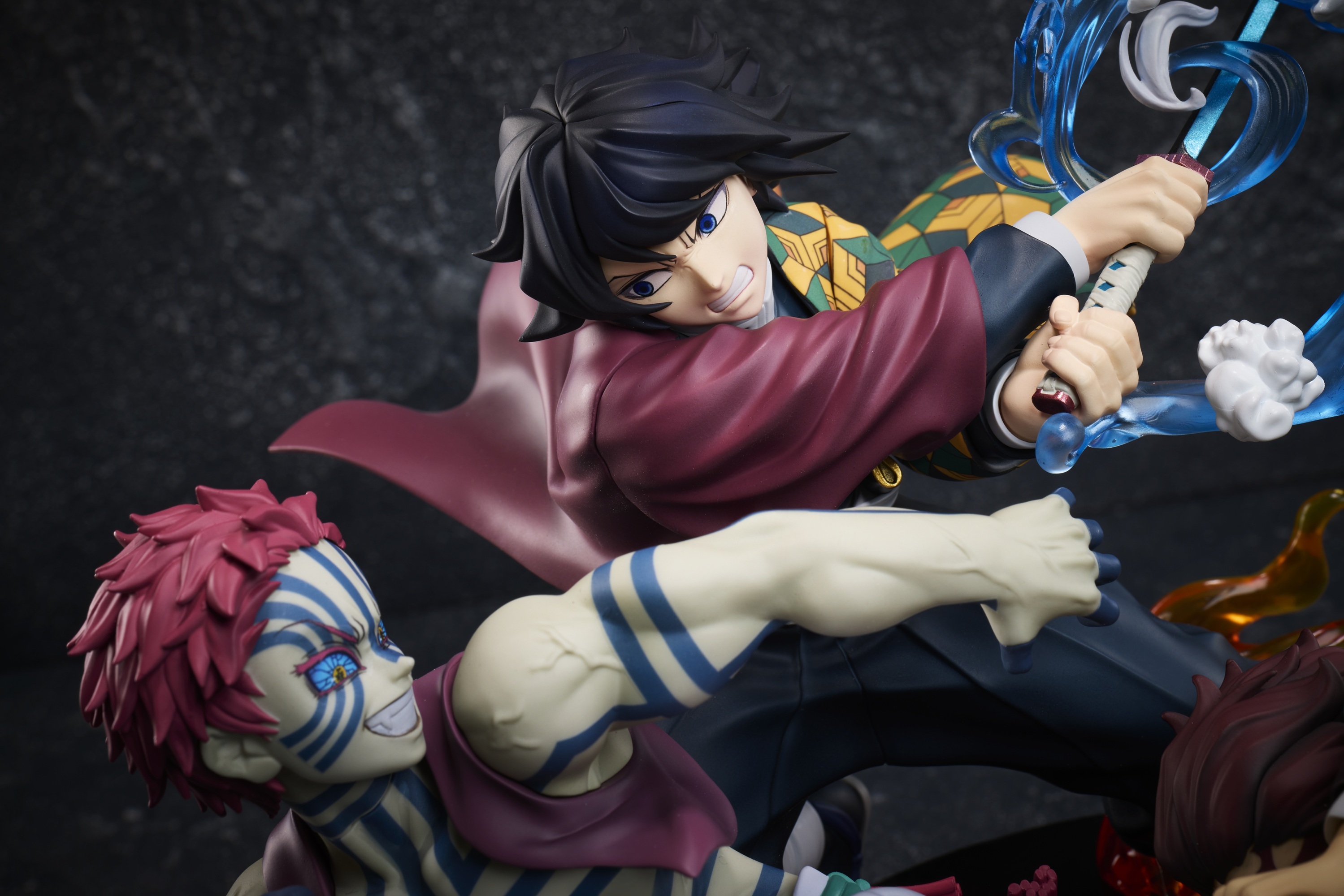 "Demon Slayer: Kimetsu no Yaiba" Demon Slayer: Kimetsu no Yaiba Aniplex Online Kuji -Entering the Infinity Castle Decisive Battle- A Kamado Tanjiro & Tomioka Giyu & Akaza Non Scale Figure