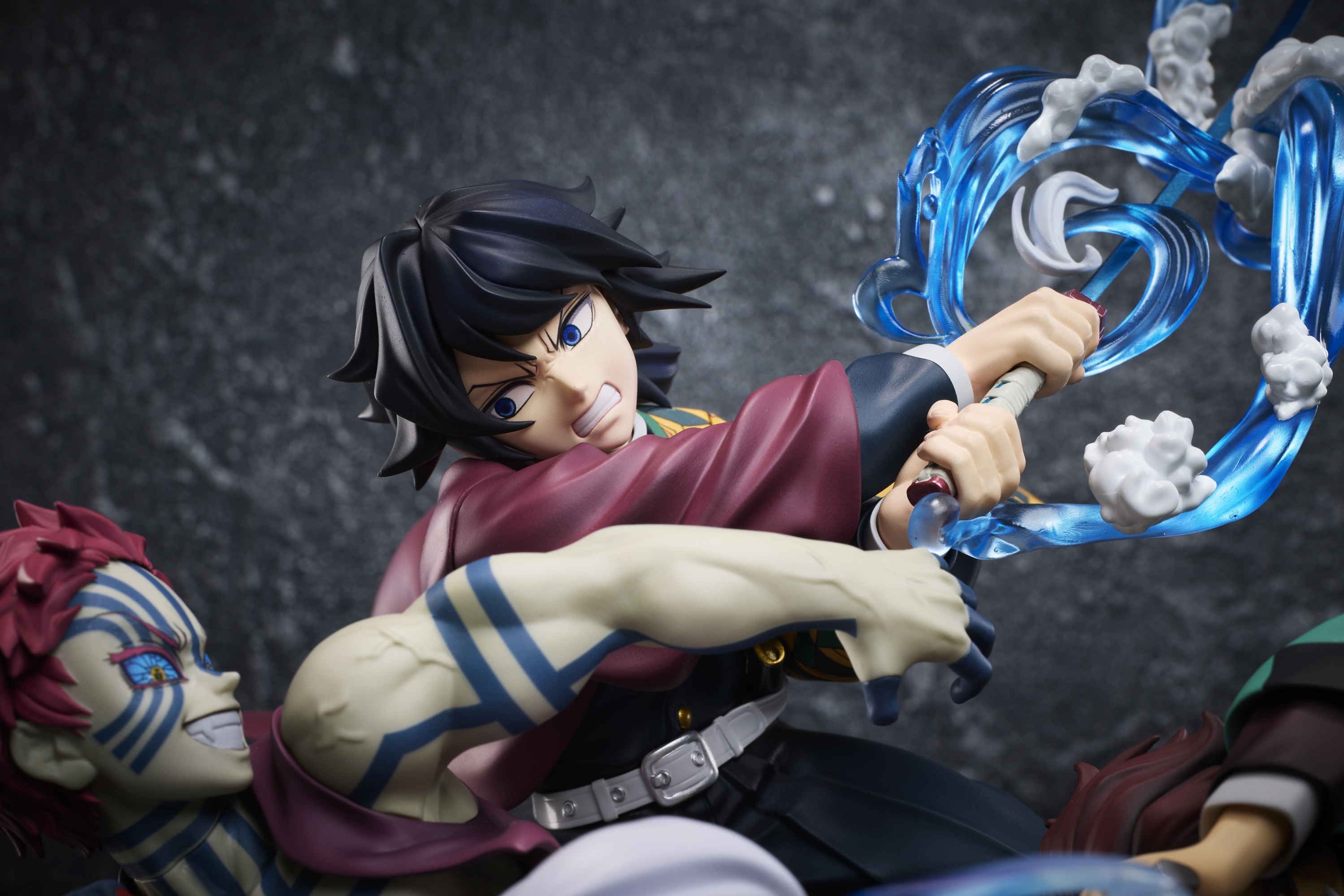 "Demon Slayer: Kimetsu no Yaiba" Demon Slayer: Kimetsu no Yaiba Aniplex Online Kuji -Entering the Infinity Castle Decisive Battle- A Kamado Tanjiro & Tomioka Giyu & Akaza Non Scale Figure