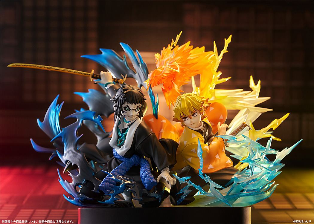 "Demon Slayer: Kimetsu no Yaiba" Agatsuma Zenitsu & Kaigaku Non-Scale Figure