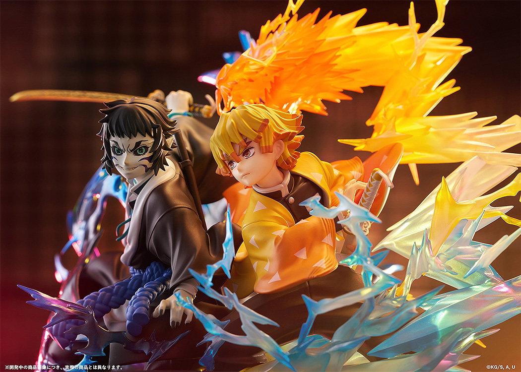 "Demon Slayer: Kimetsu no Yaiba" Agatsuma Zenitsu & Kaigaku Non-Scale Figure