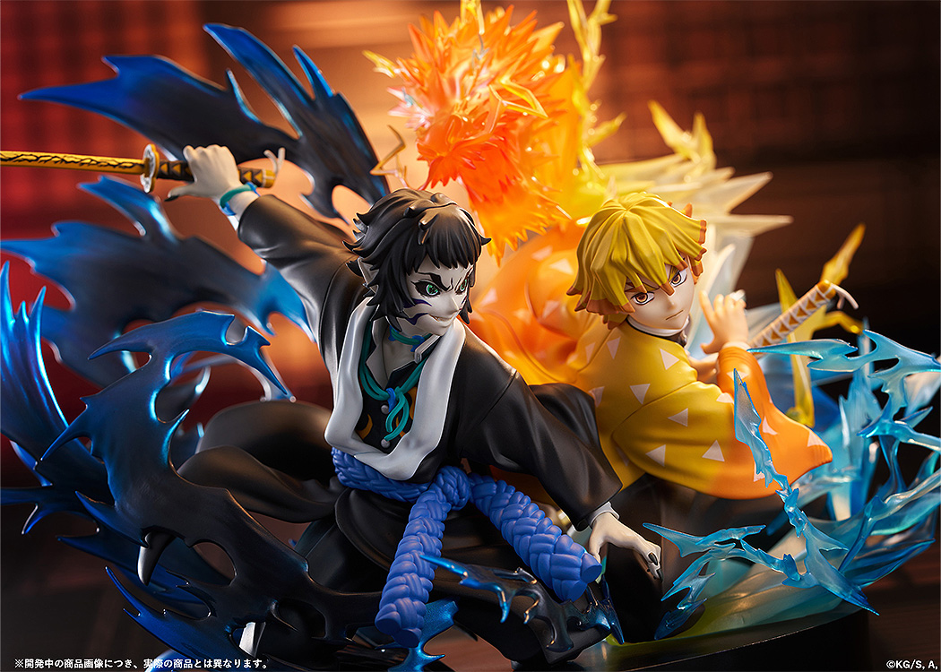 "Demon Slayer: Kimetsu no Yaiba" Agatsuma Zenitsu & Kaigaku Non-Scale Figure