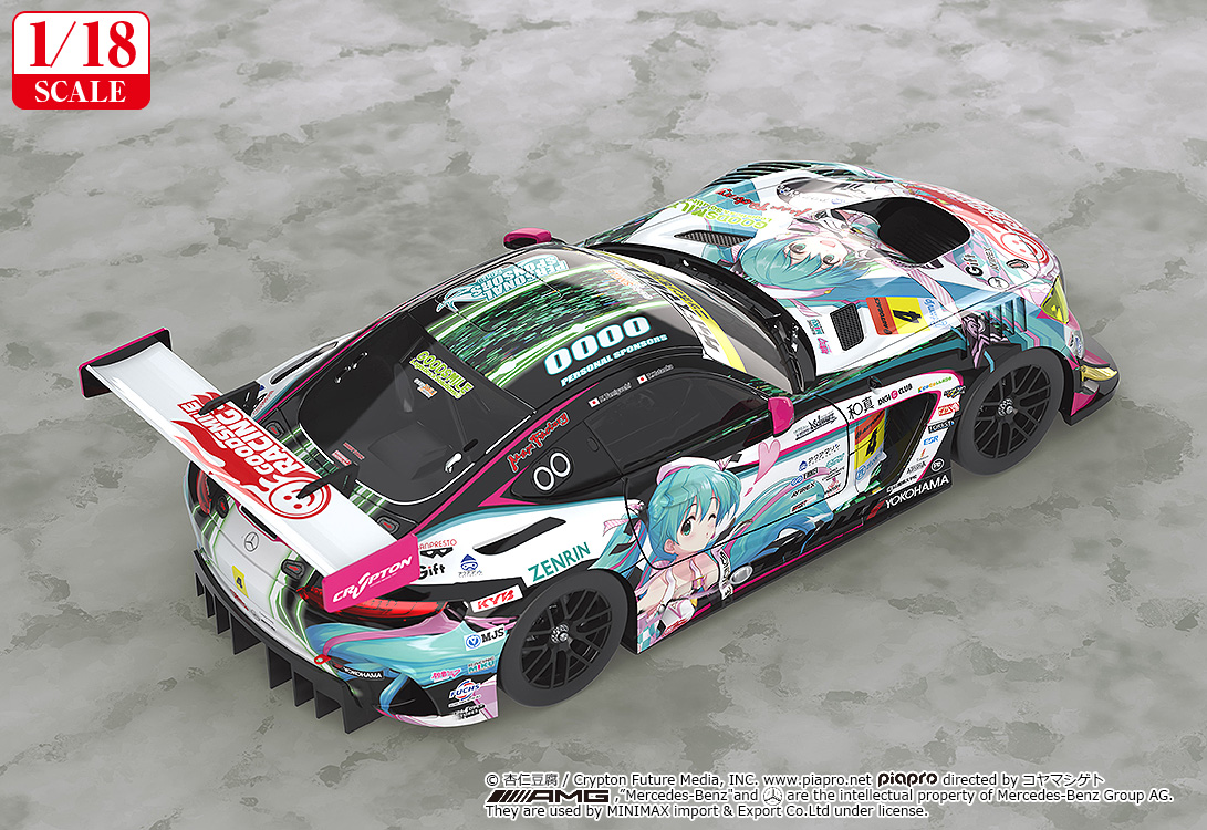 Hatsune Miku GT Project 1/18th Scale Good Smile Hatsune Miku AMG 2019 Ver.