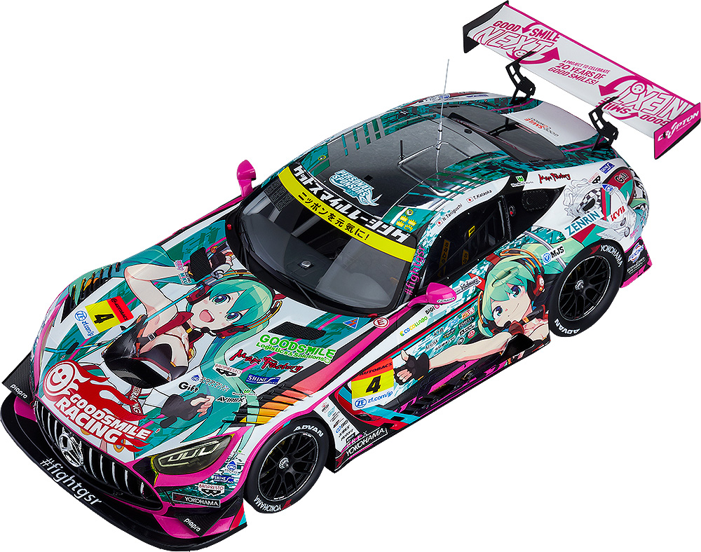Hatsune Miku GT Project 1/18th Scale Good Smile Hatsune Miku AMG 2020 SUPER GT Okayama Test Ver.