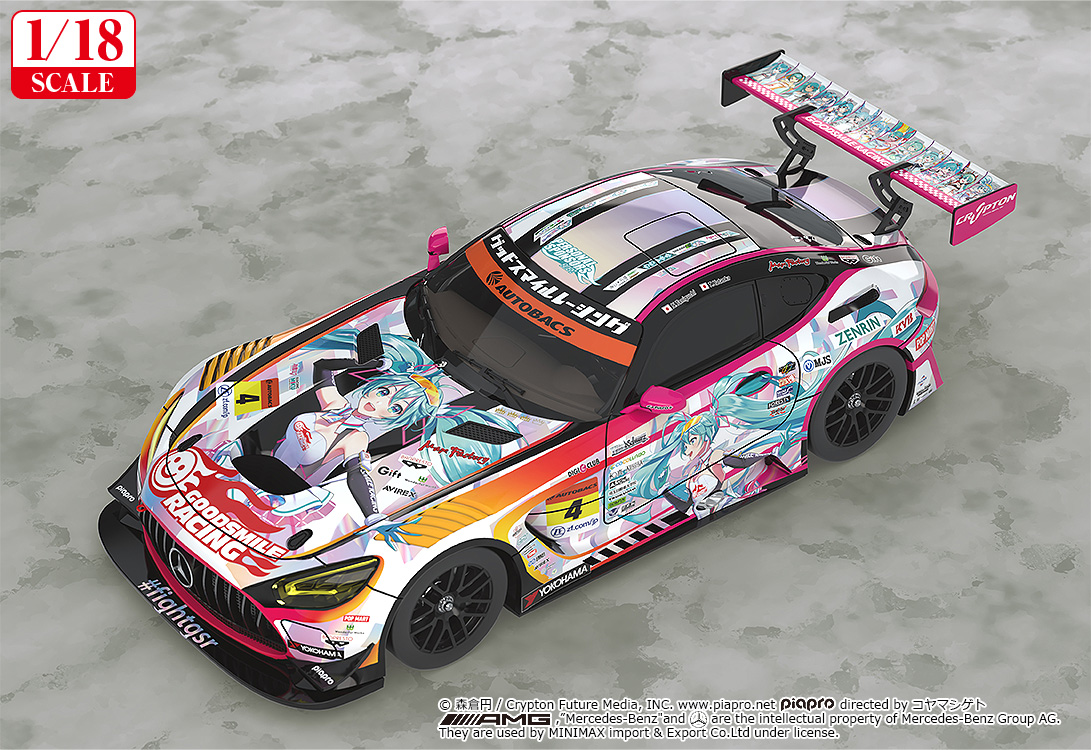Hatsune Miku GT Project 1/18th Scale Good Smile Hatsune Miku AMG 2021 SUPER GT 100th Race Commemorative Ver.