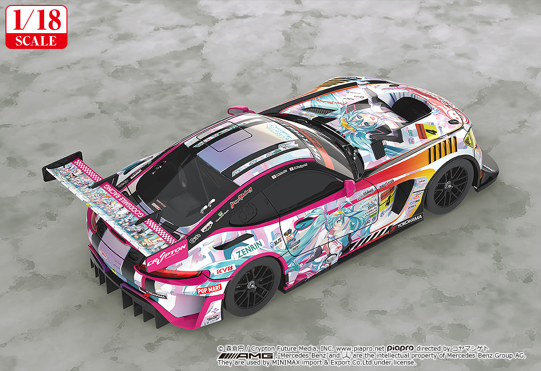 Hatsune Miku GT Project 1/18th Scale Good Smile Hatsune Miku AMG 2021 SUPER GT 100th Race Commemorative Ver.