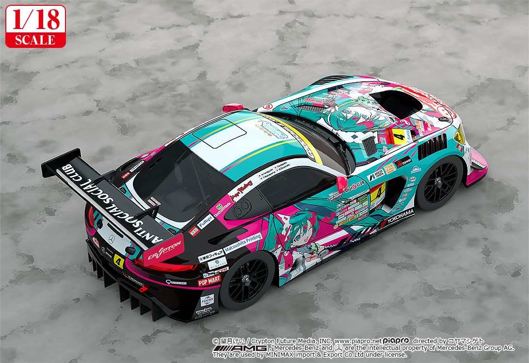 Hatsune Miku GT Project 1/18 Good Smile Hatsune Miku AMG 2025 Season Opening Ver.