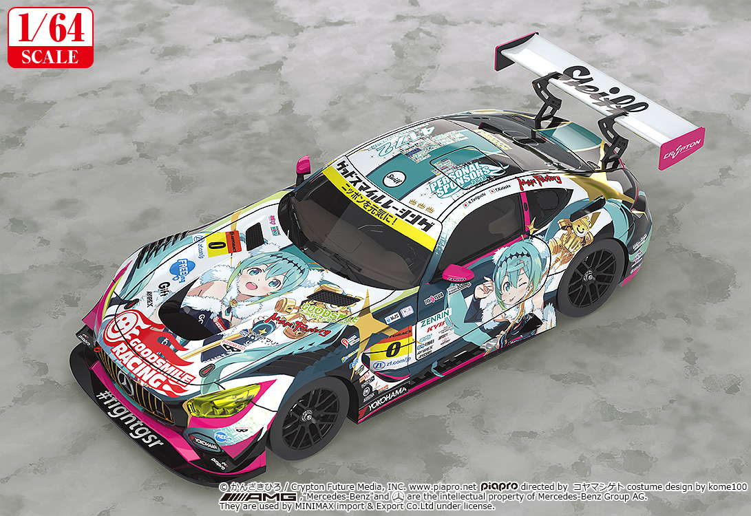 Hatsune Miku GT Project 1/64 Scale Good Smile Hatsune Miku AMG 2018 SUPER GT Ver.