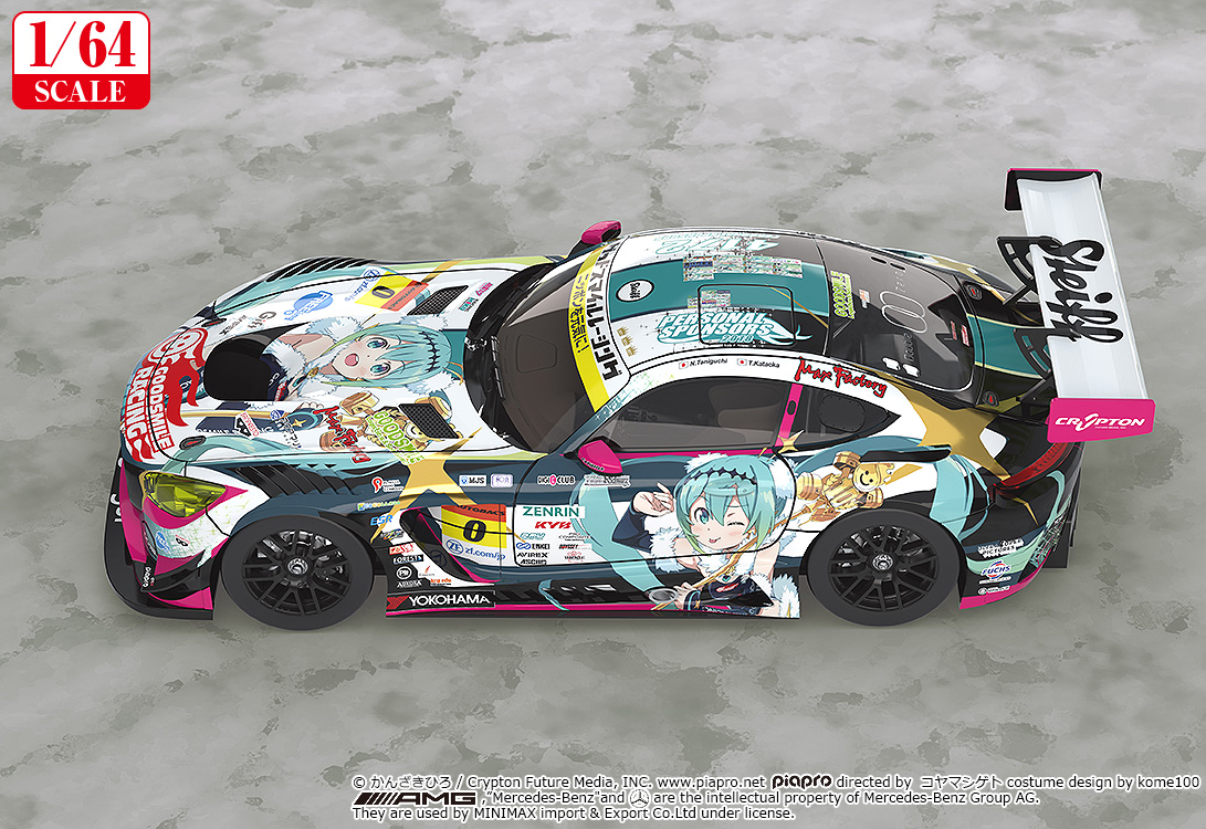 Hatsune Miku GT Project 1/64 Scale Good Smile Hatsune Miku AMG 2018 SUPER GT Ver.