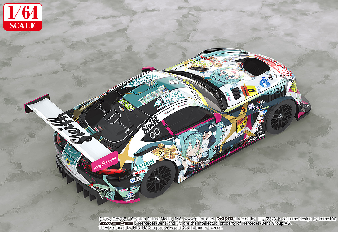 Hatsune Miku GT Project 1/64 Scale Good Smile Hatsune Miku AMG 2018 SUPER GT Ver.