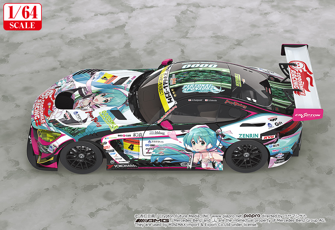 Hatsune Miku GT Project 1/64 Scale Good Smile Hatsune Miku AMG 2019 SUPER GT Ver.