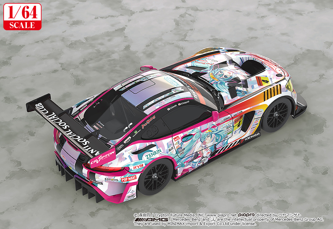 Hatsune Miku GT Project 1/64 Scale Good Smile Hatsune Miku AMG 2021 SUPER GT Round 5 Ver.
