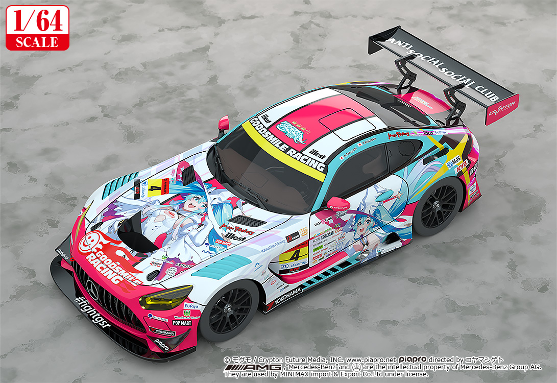 Hatsune Miku GT Project 1/64 Good Smile Hatsune Miku AMG 2024 Season Opening Ver.