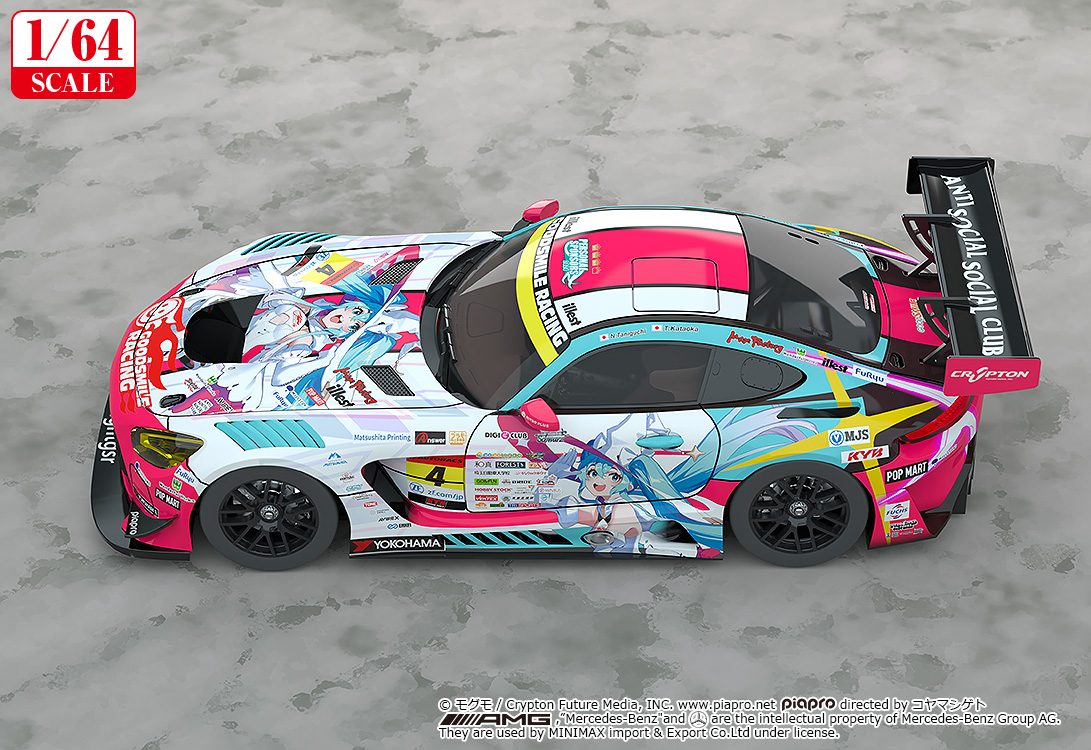 Hatsune Miku GT Project 1/64 Good Smile Hatsune Miku AMG 2024 Season Opening Ver.