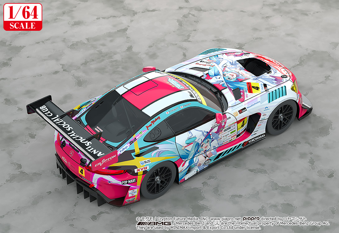 Hatsune Miku GT Project 1/64 Good Smile Hatsune Miku AMG 2024 Season Opening Ver.