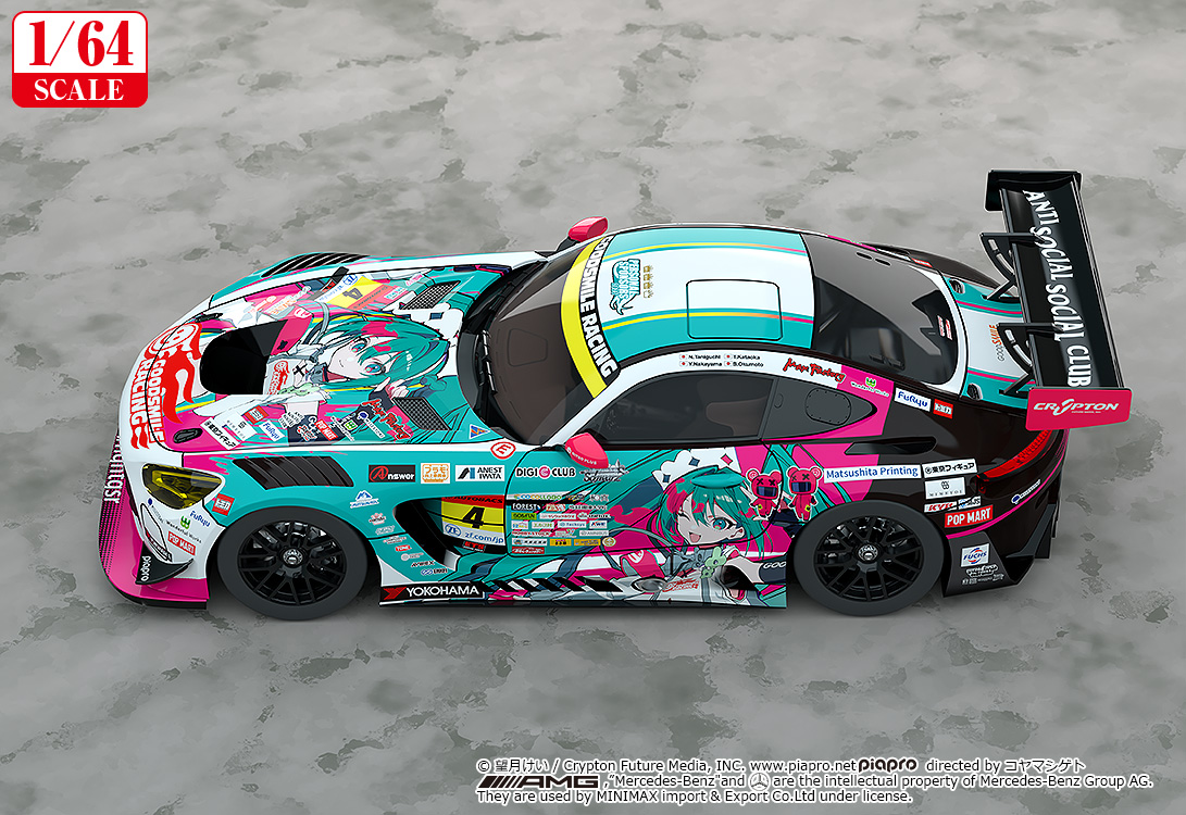 Hatsune Miku GT Project 1/64 Good Smile Hatsune Miku AMG 2025 Presentation Ver.