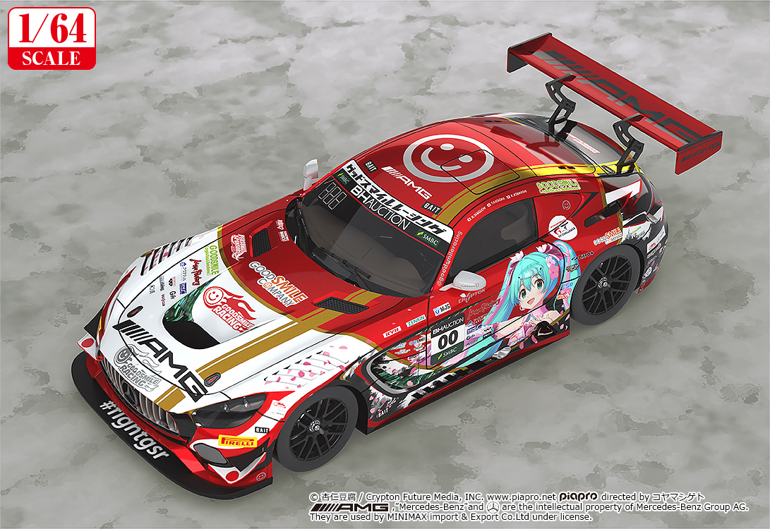 Hatsune Miku GT Project 1/64 Mercedes-AMG Team GOOD SMILE 2019 SUZUKA 10HOURS Ver.