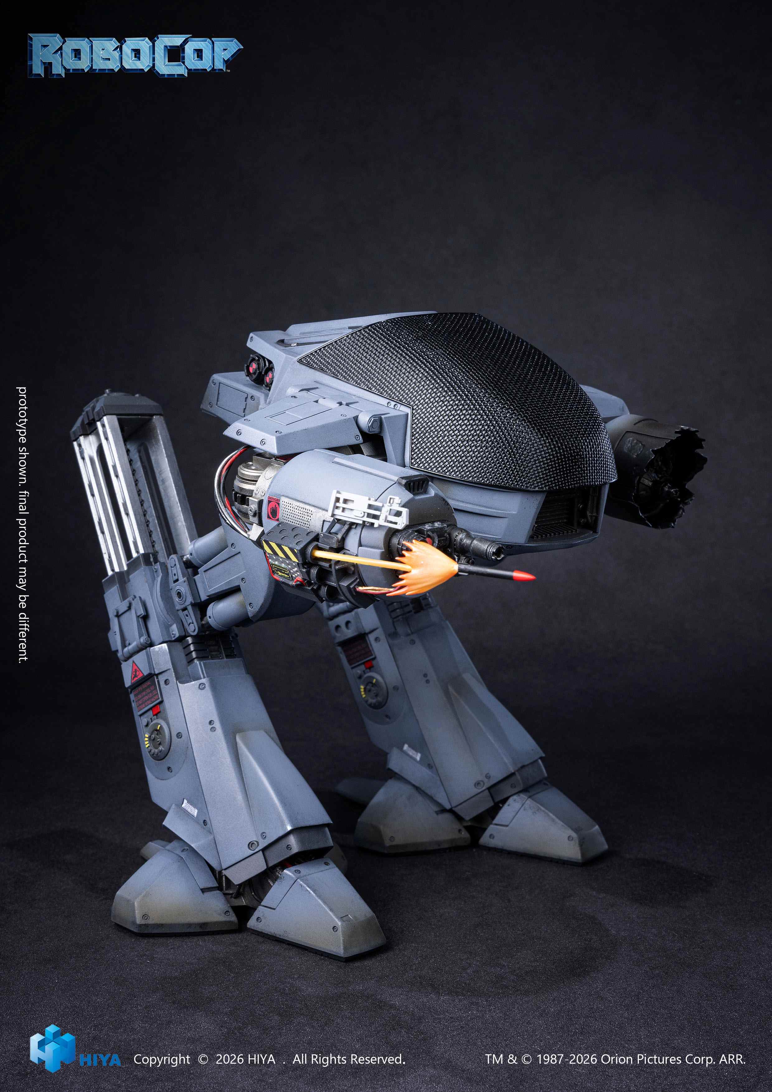 HIYA Exquisite Super Series 1/12 Scale 7.9 Inch "RoboCop1" ED-209 Action Figure