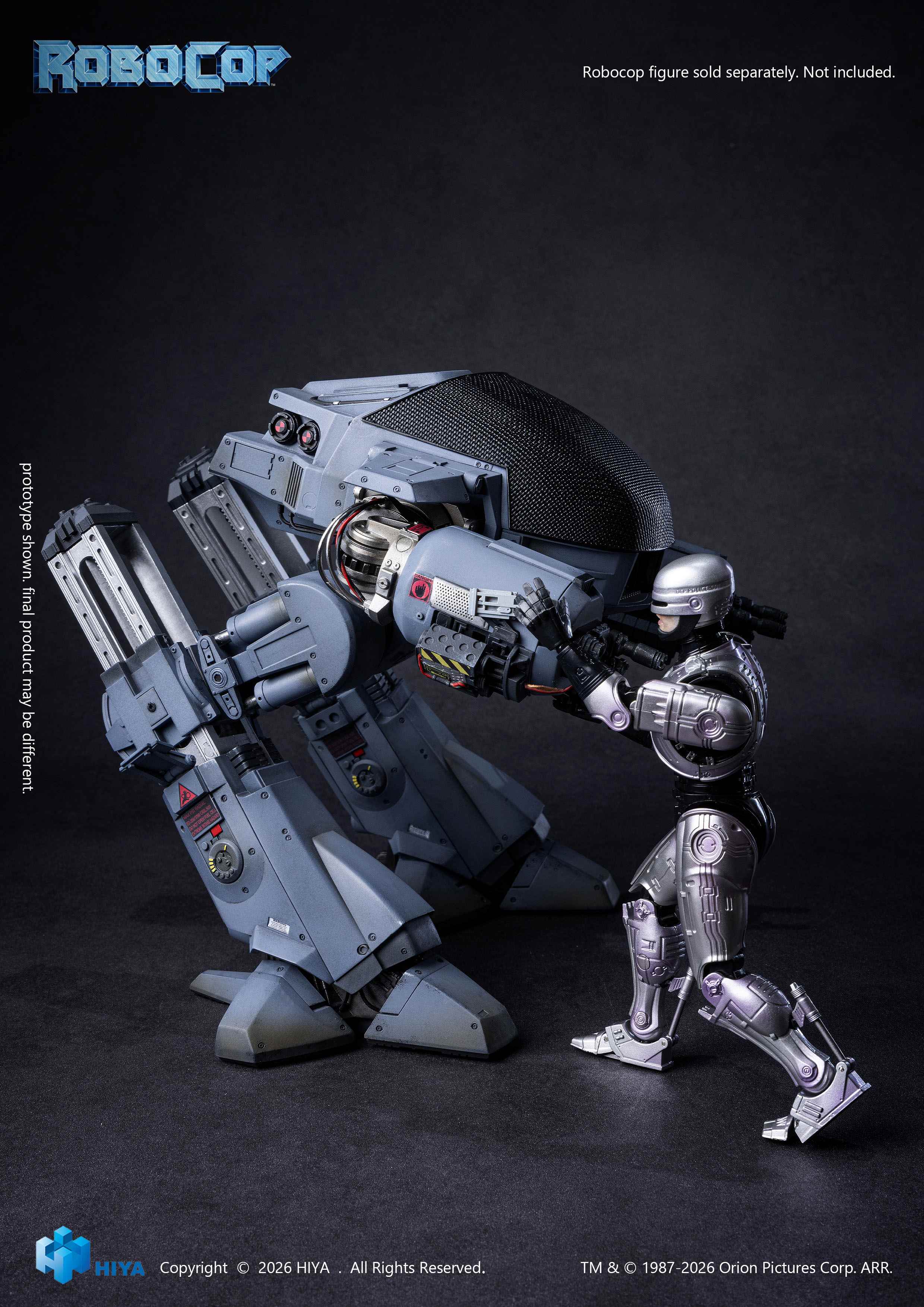 HIYA Exquisite Super Series 1/12 Scale 7.9 Inch "RoboCop1" ED-209 Action Figure