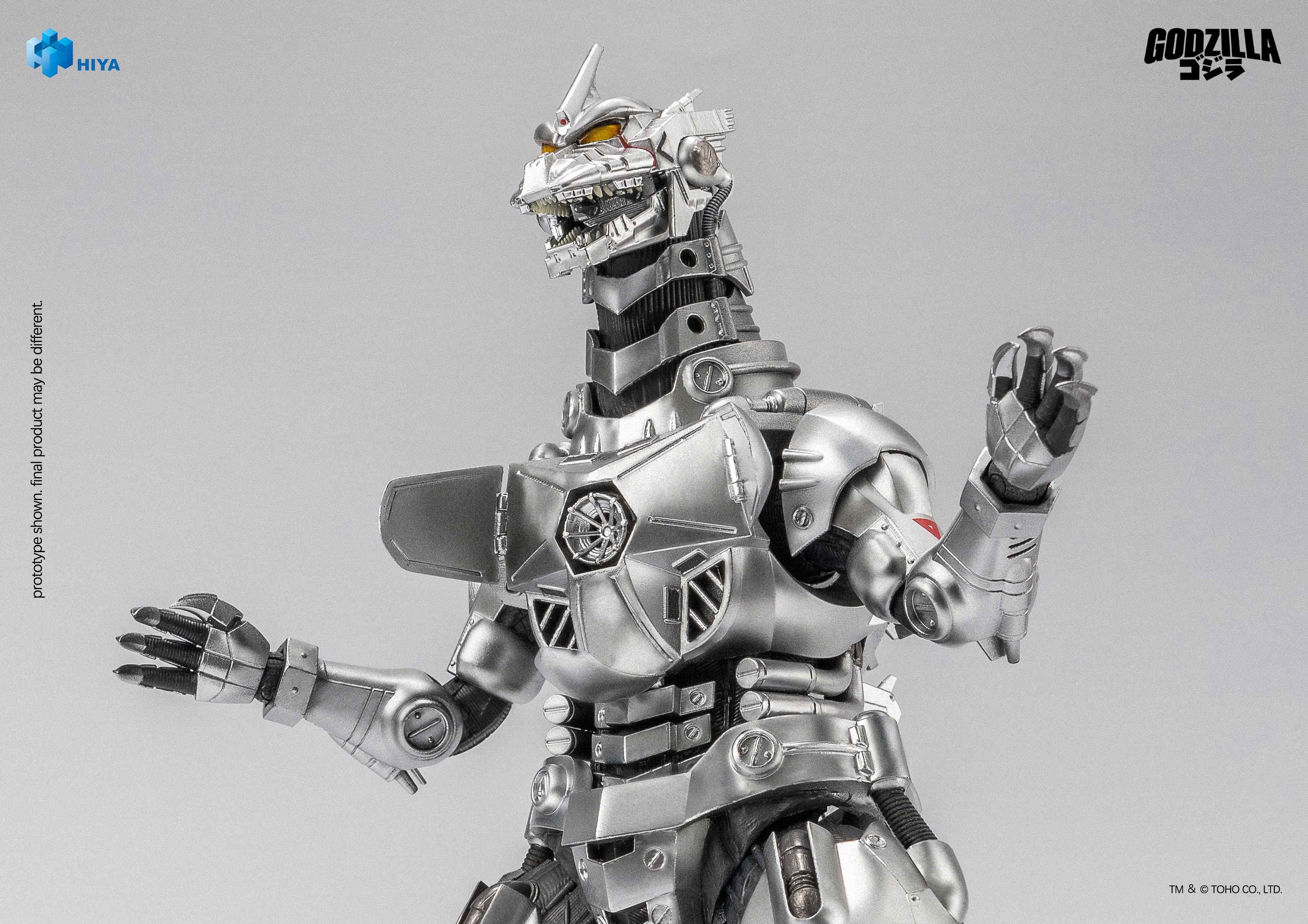 HIYA Exquisite Basic Series Non Scale 7.7 Inch "GODZILLA AGAINST MECHAGODZILLA" Mechagodzilla MFS-3 Action Figure