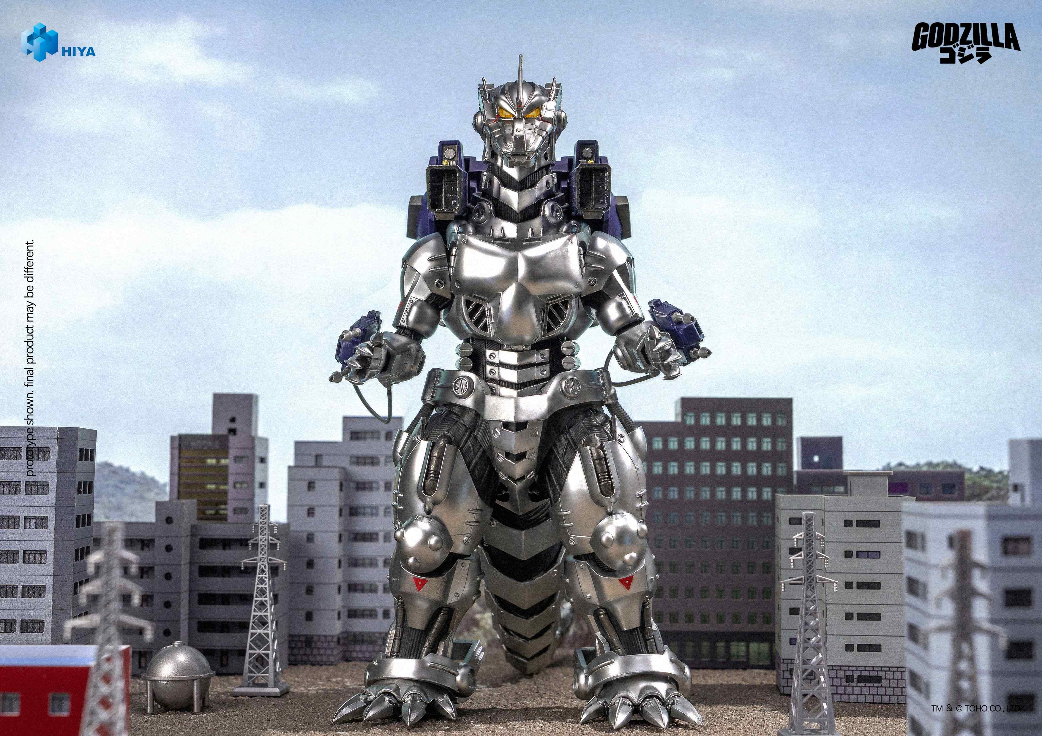 HIYA Exquisite Basic Series Non Scale 7.7 Inch "GODZILLA AGAINST MECHAGODZILLA" Mechagodzilla MFS-3 Action Figure