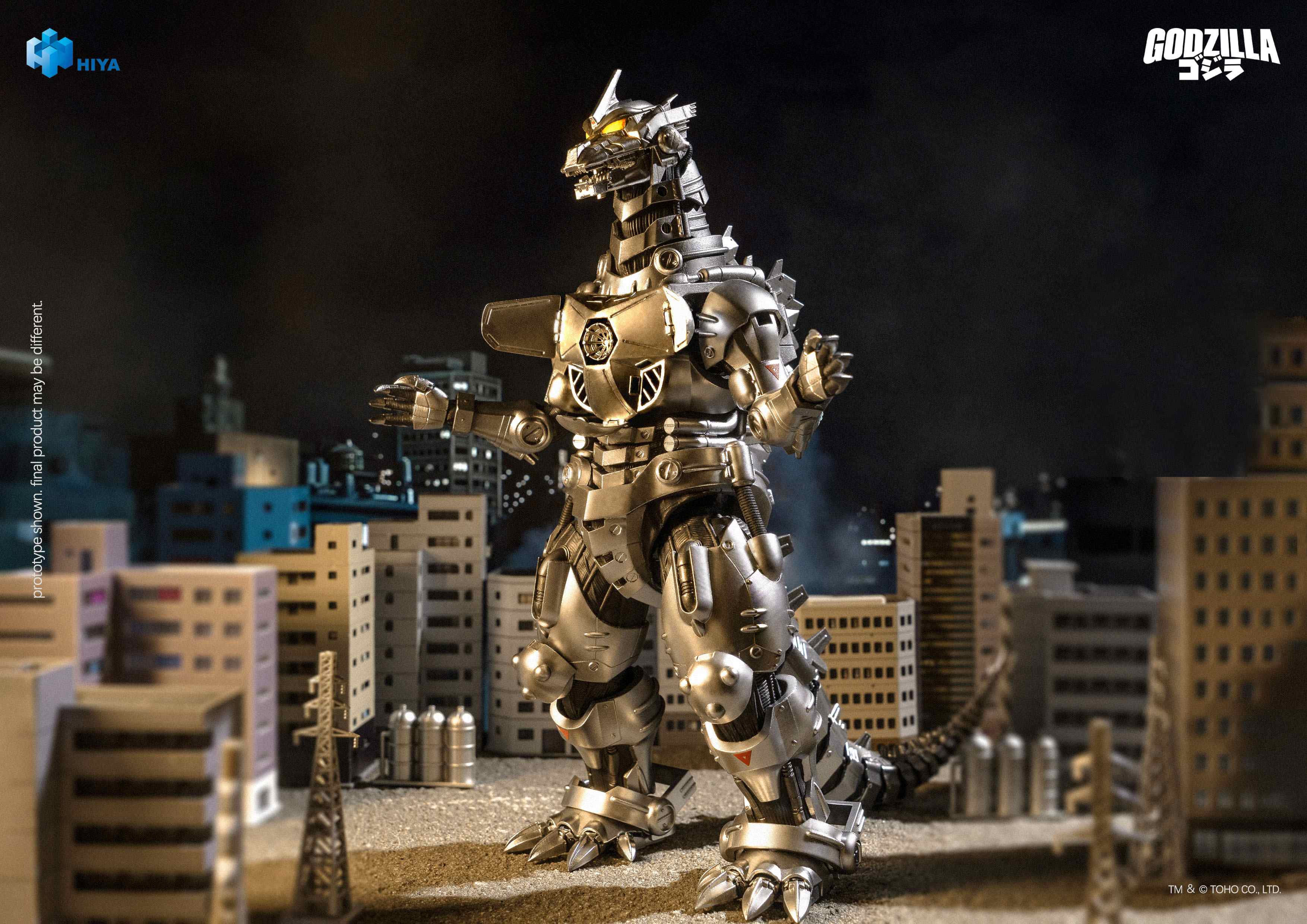 HIYA Exquisite Basic Series Non Scale 7.7 Inch "GODZILLA AGAINST MECHAGODZILLA" Mechagodzilla MFS-3 Action Figure