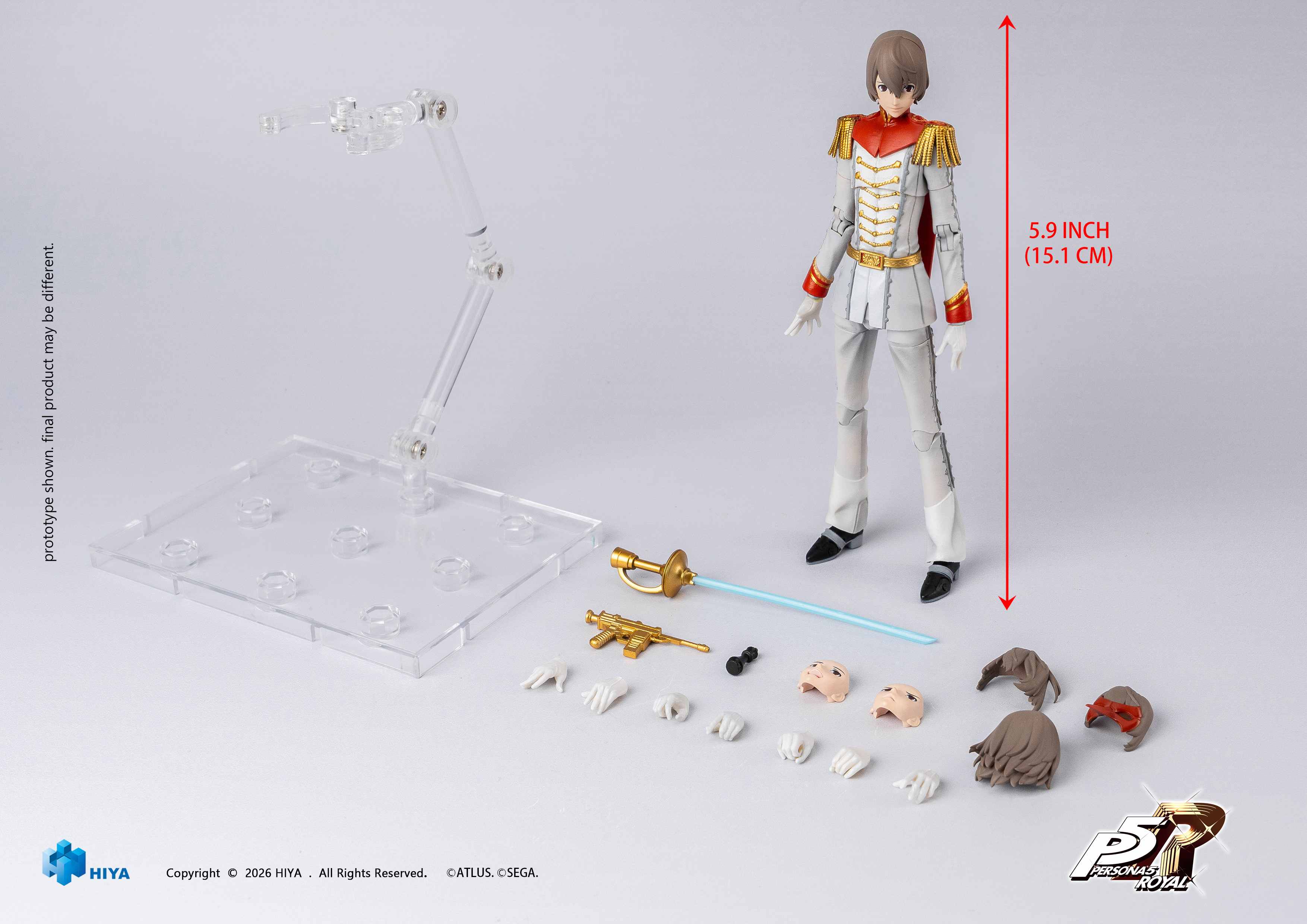 HIYA Exquisite Basic Series 1/12 Scale 6 Inch "Persona 5 Royal" Crow Action Figure