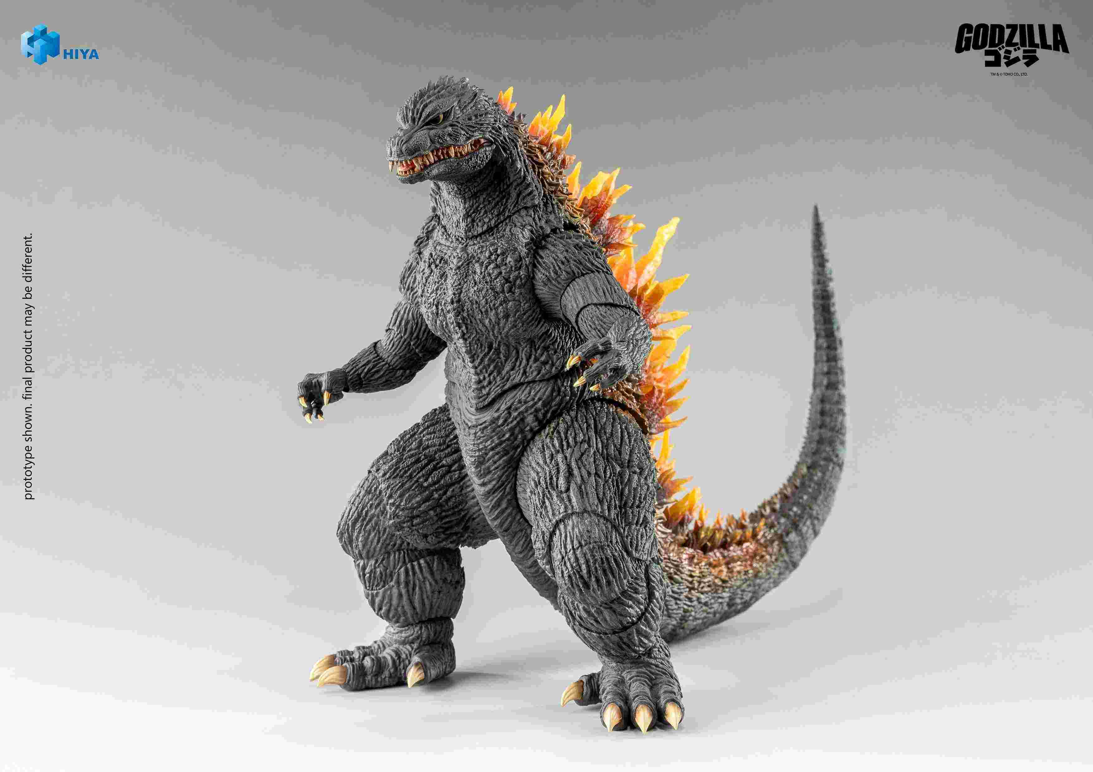 HIYA Exquisite Basic Series Non Scale 7 Inch "Godzilla 2000" Heat Ray Godzilla Action Figure