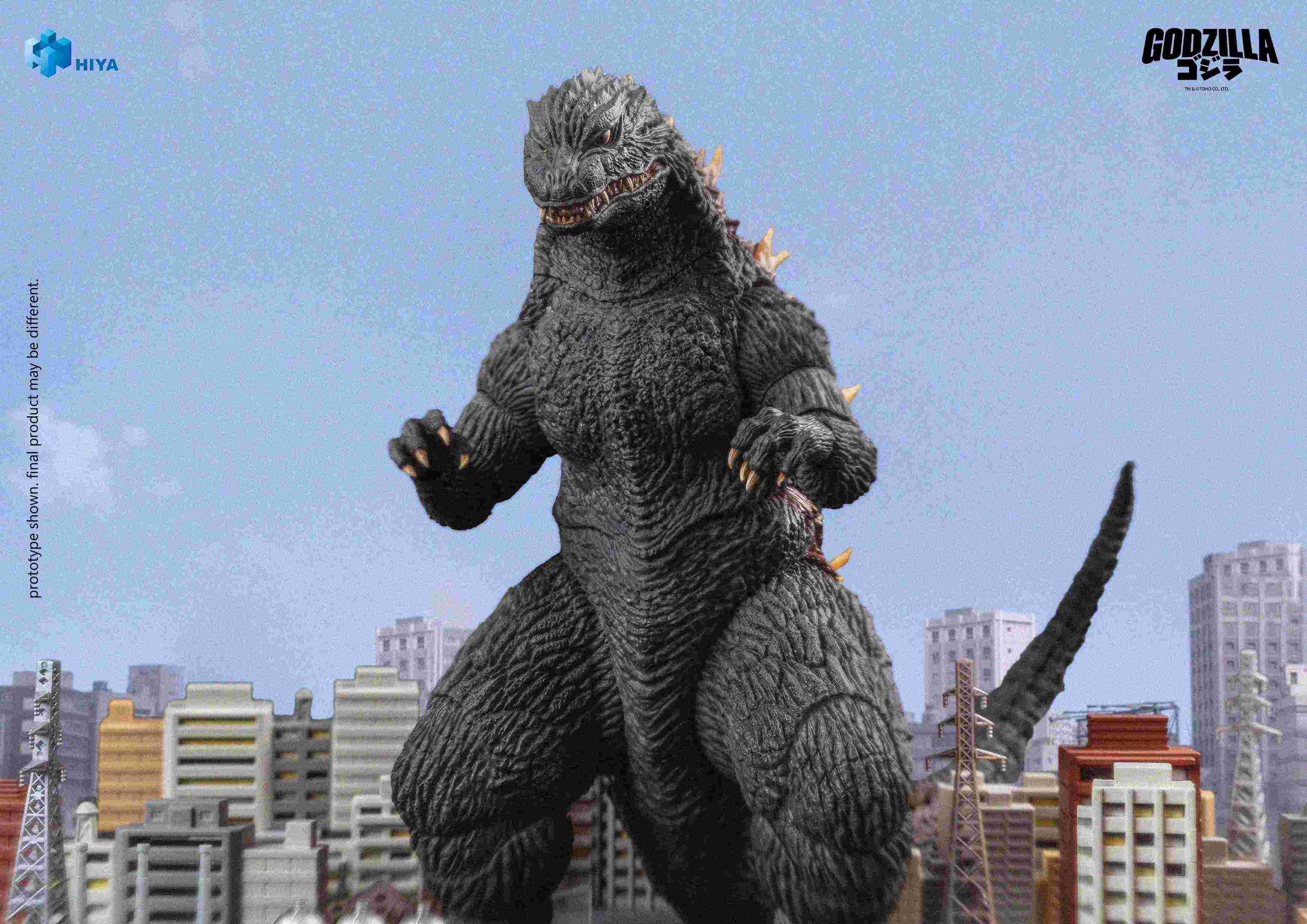 HIYA Exquisite Basic Series Non Scale 7 Inch "Godzilla 2000" Heat Ray Godzilla Action Figure