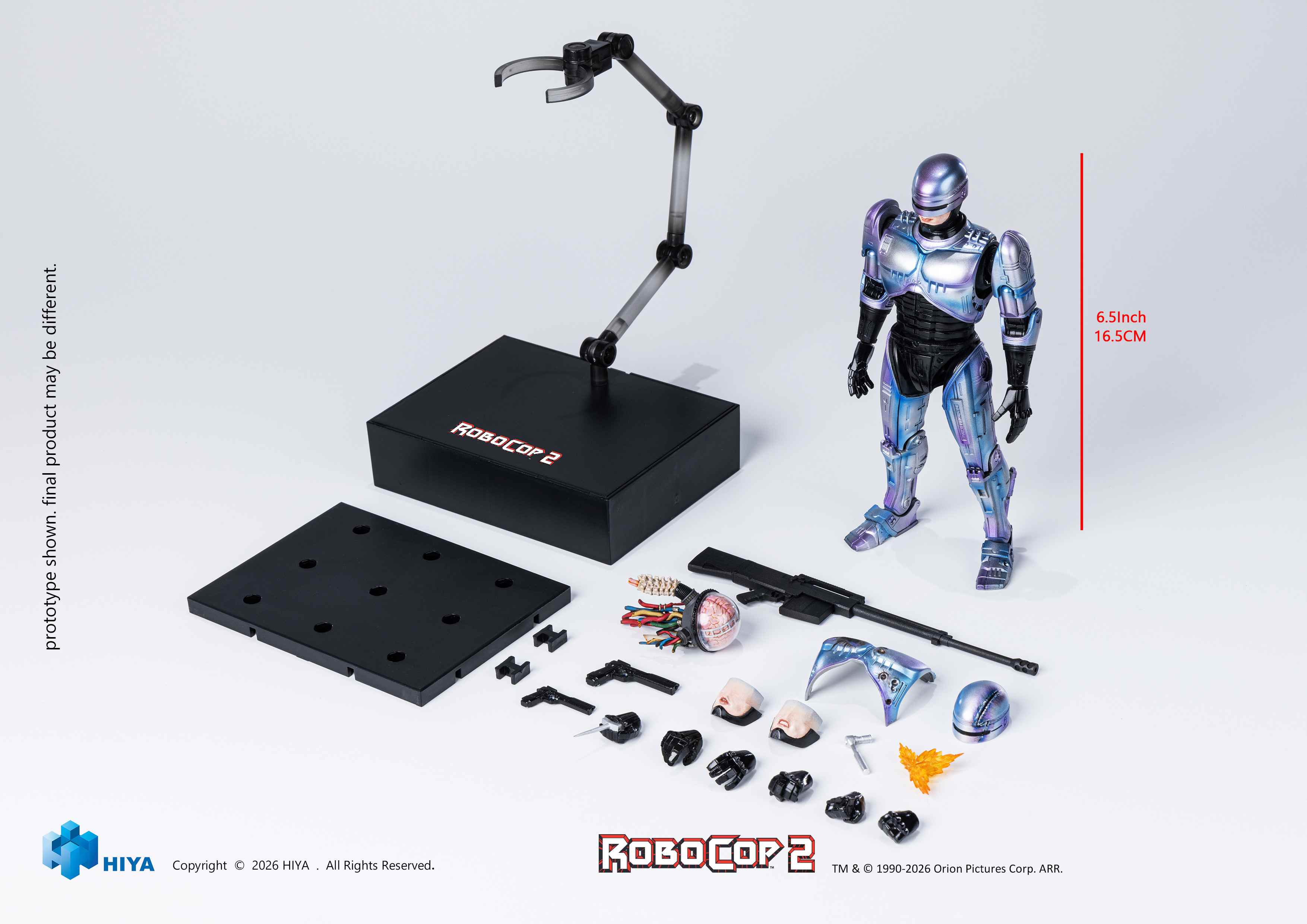 HIYA Exquisite Super Series 1/12 Scale 6.5 Inch "RoboCop 2" RoboCop Action Figure