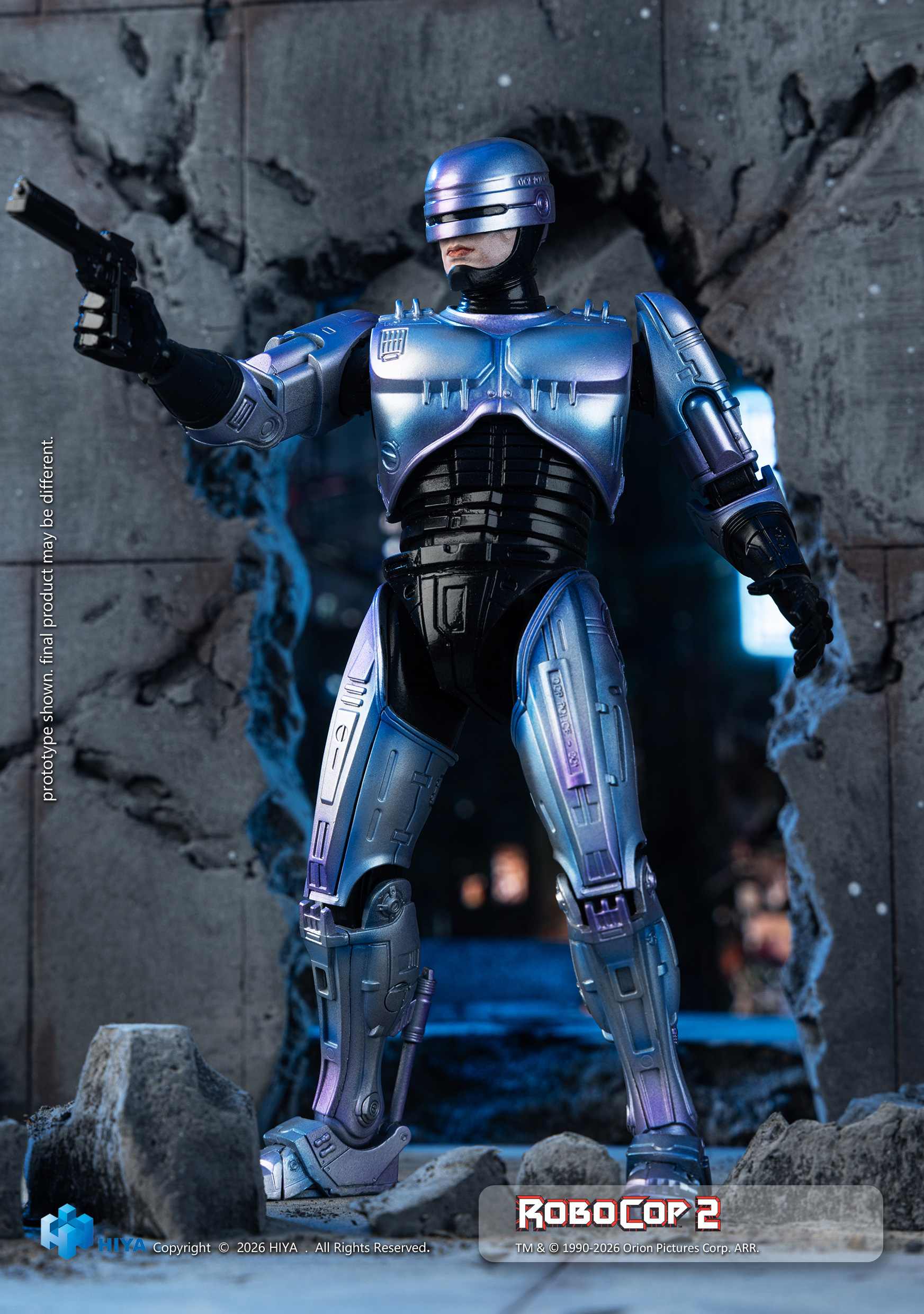 HIYA Exquisite Super Series 1/12 Scale 6.5 Inch "RoboCop 2" RoboCop Action Figure