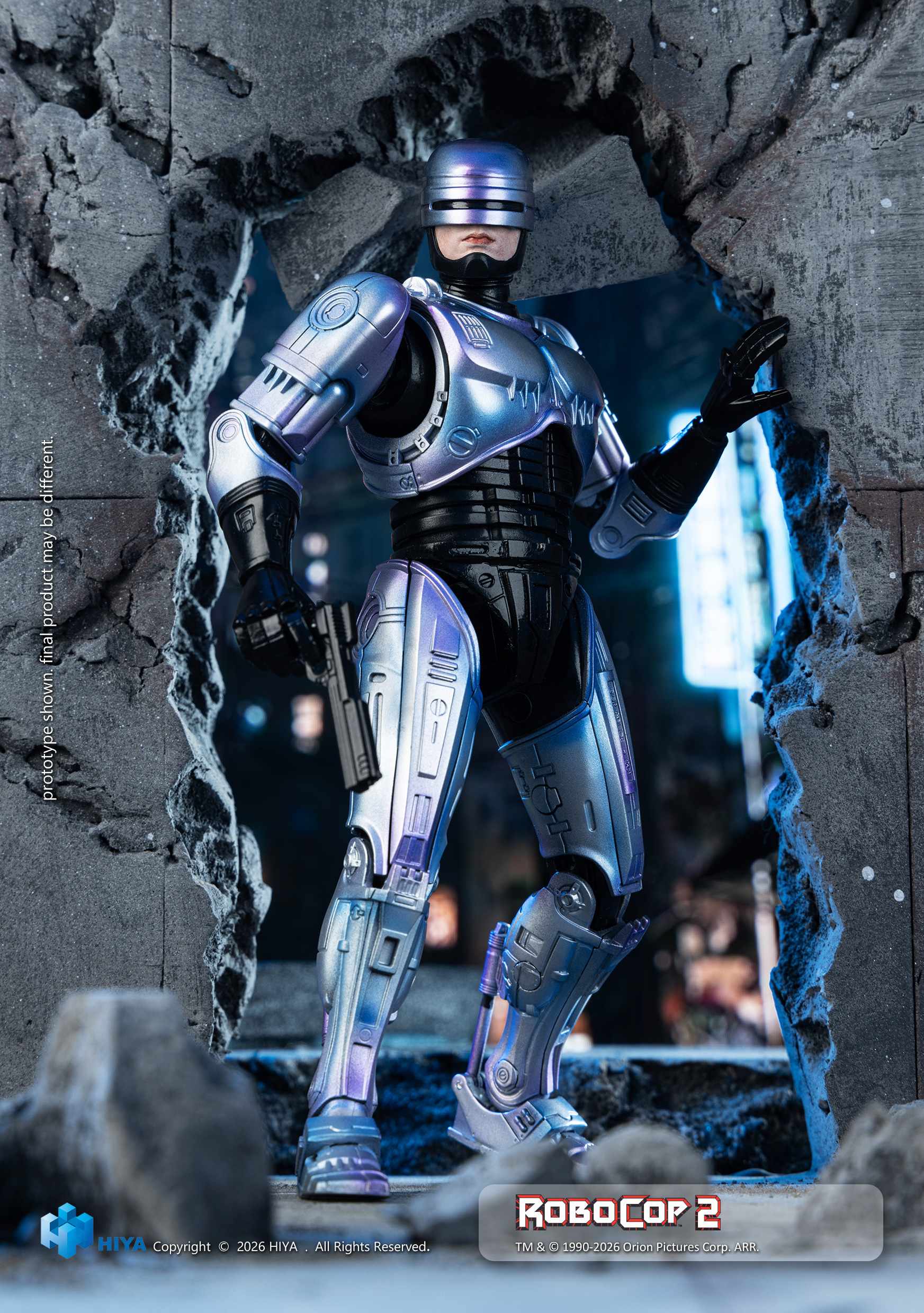 HIYA Exquisite Super Series 1/12 Scale 6.5 Inch "RoboCop 2" RoboCop Action Figure