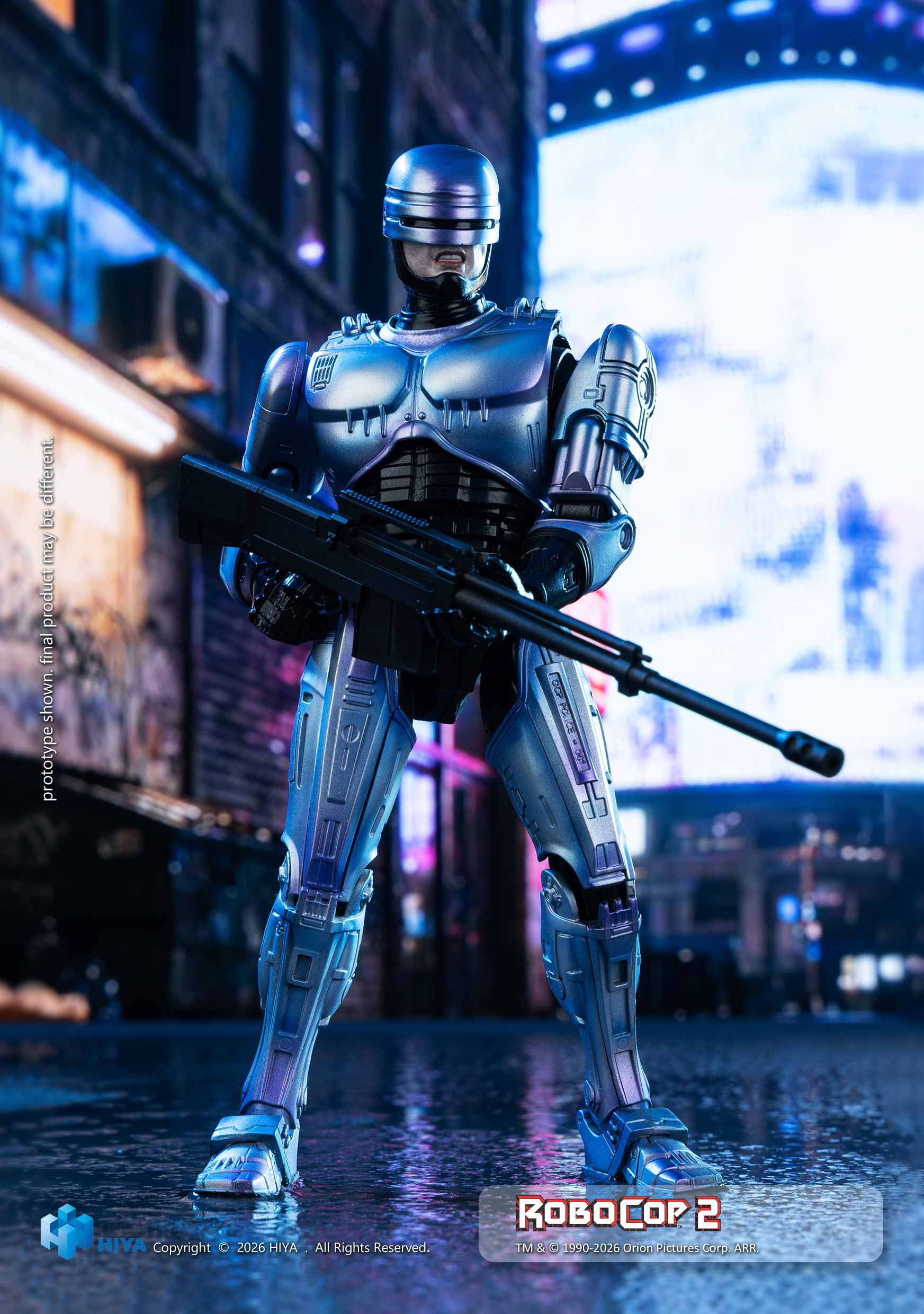 HIYA Exquisite Super Series 1/12 Scale 6.5 Inch "RoboCop 2" RoboCop Action Figure