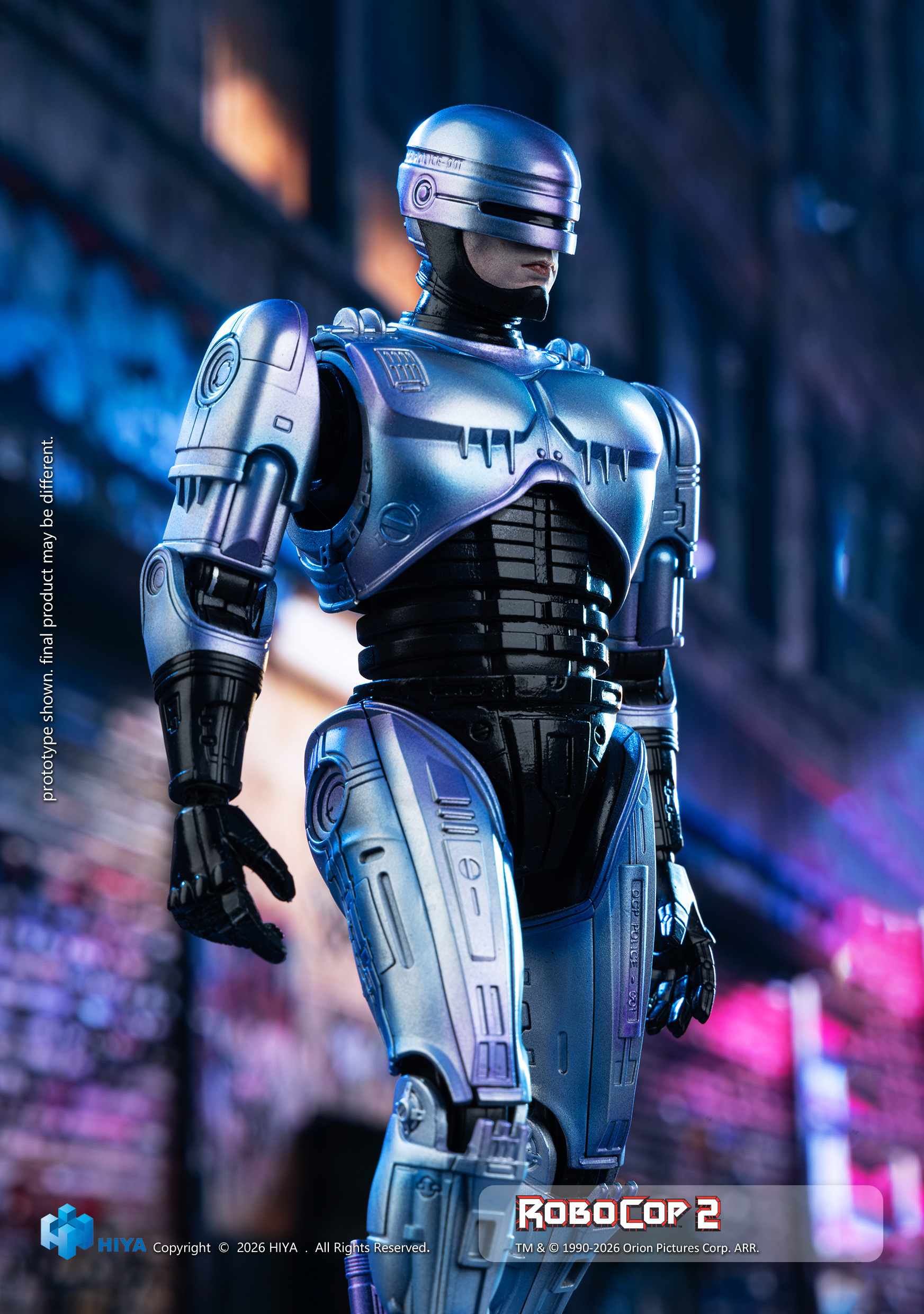 HIYA Exquisite Super Series 1/12 Scale 6.5 Inch "RoboCop 2" RoboCop Action Figure