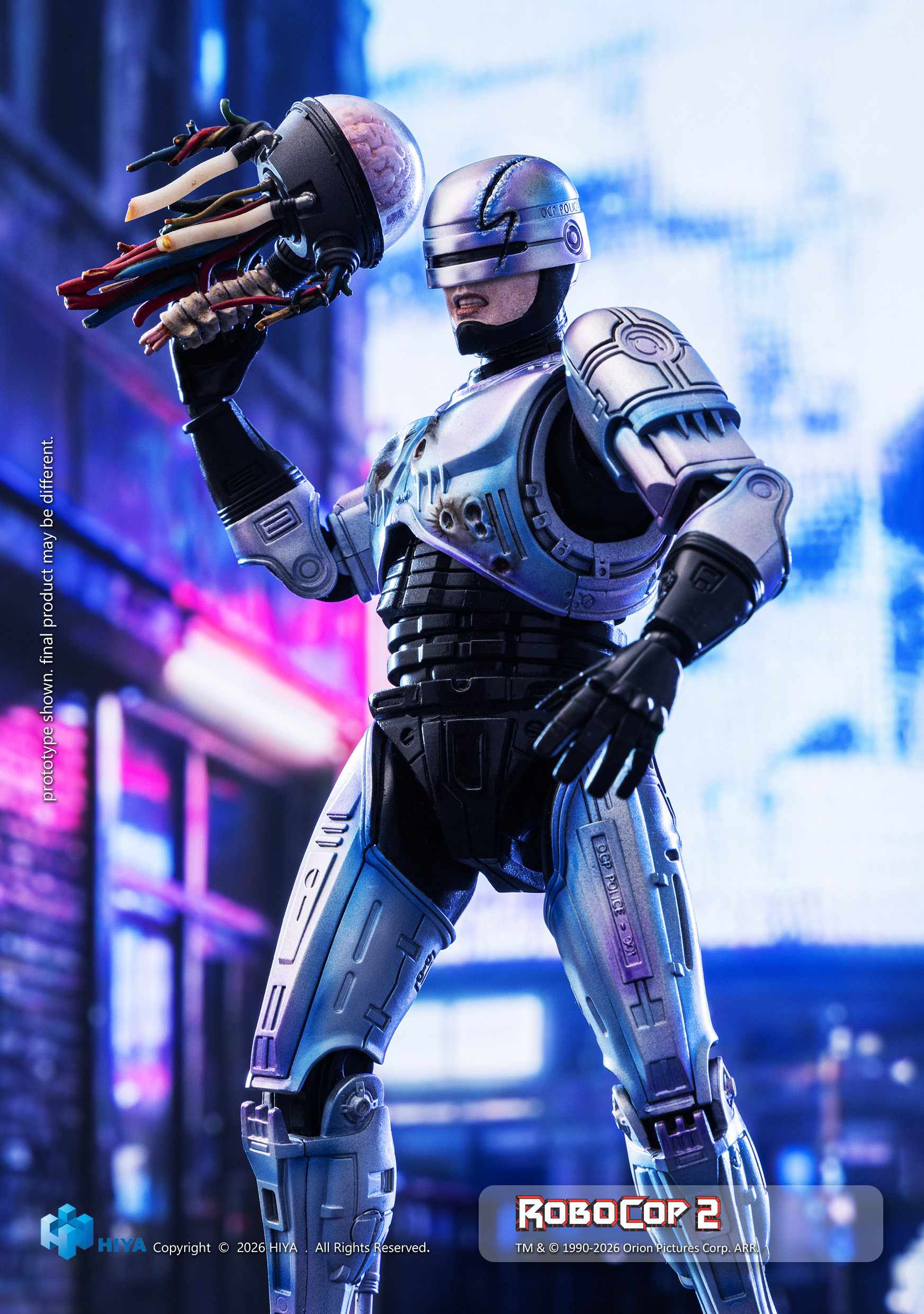 HIYA Exquisite Super Series 1/12 Scale 6.5 Inch "RoboCop 2" RoboCop Action Figure