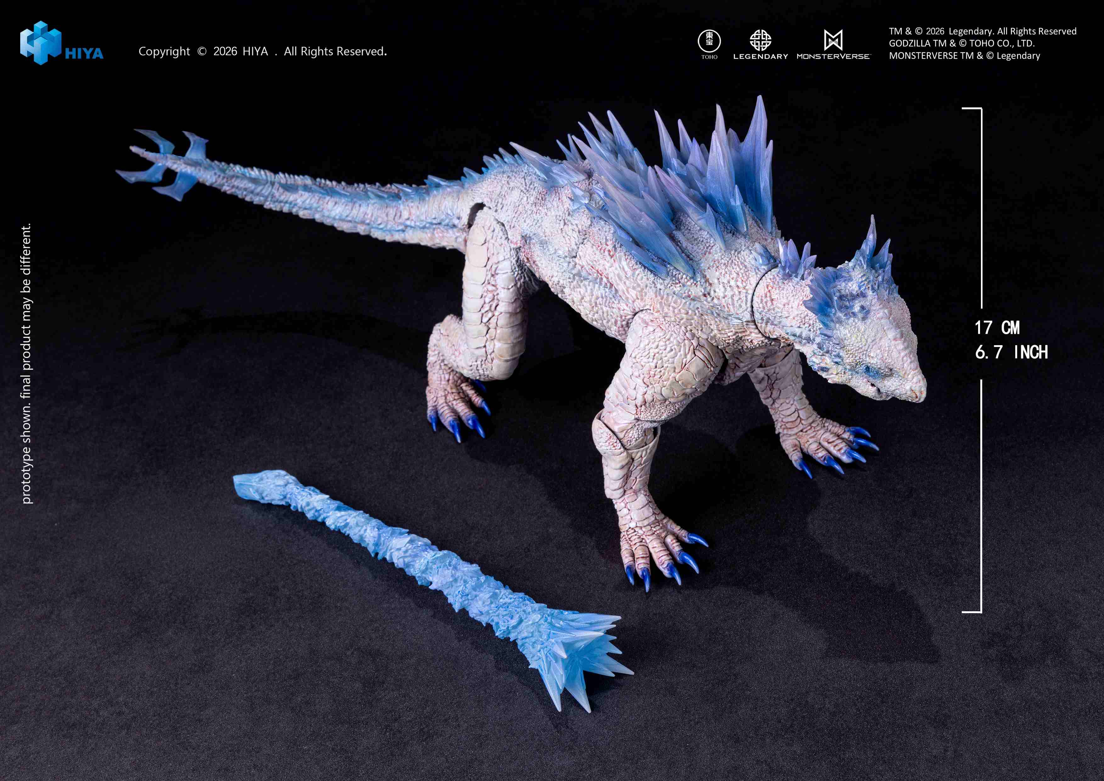 HIYA Exquisite Basic + Series Non Scale 6.7 Inch "Godzilla x Kong The New Empire" Frost Bite Blast Shimo Action Figure