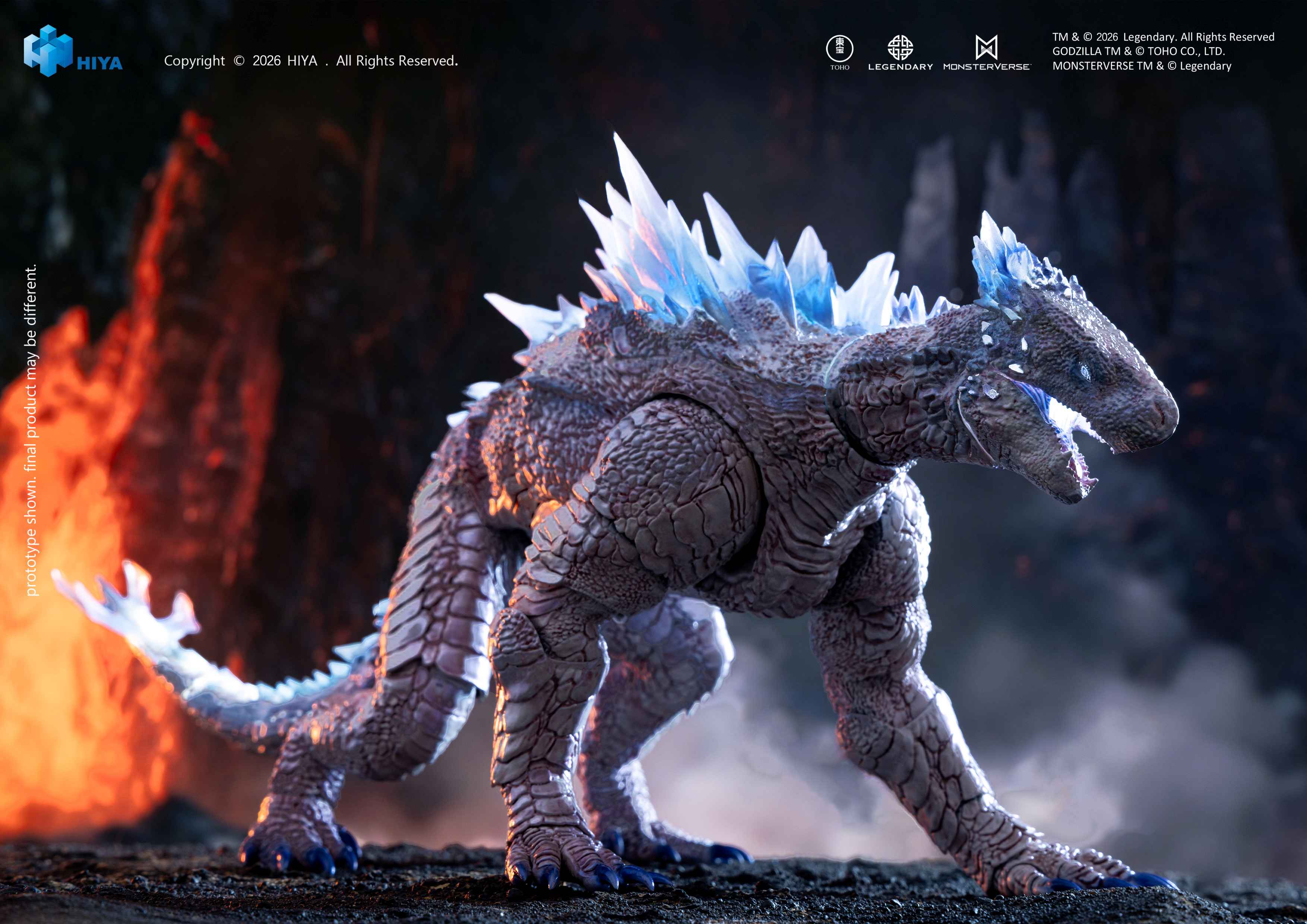 HIYA Exquisite Basic + Series Non Scale 6.7 Inch "Godzilla x Kong The New Empire" Frost Bite Blast Shimo Action Figure