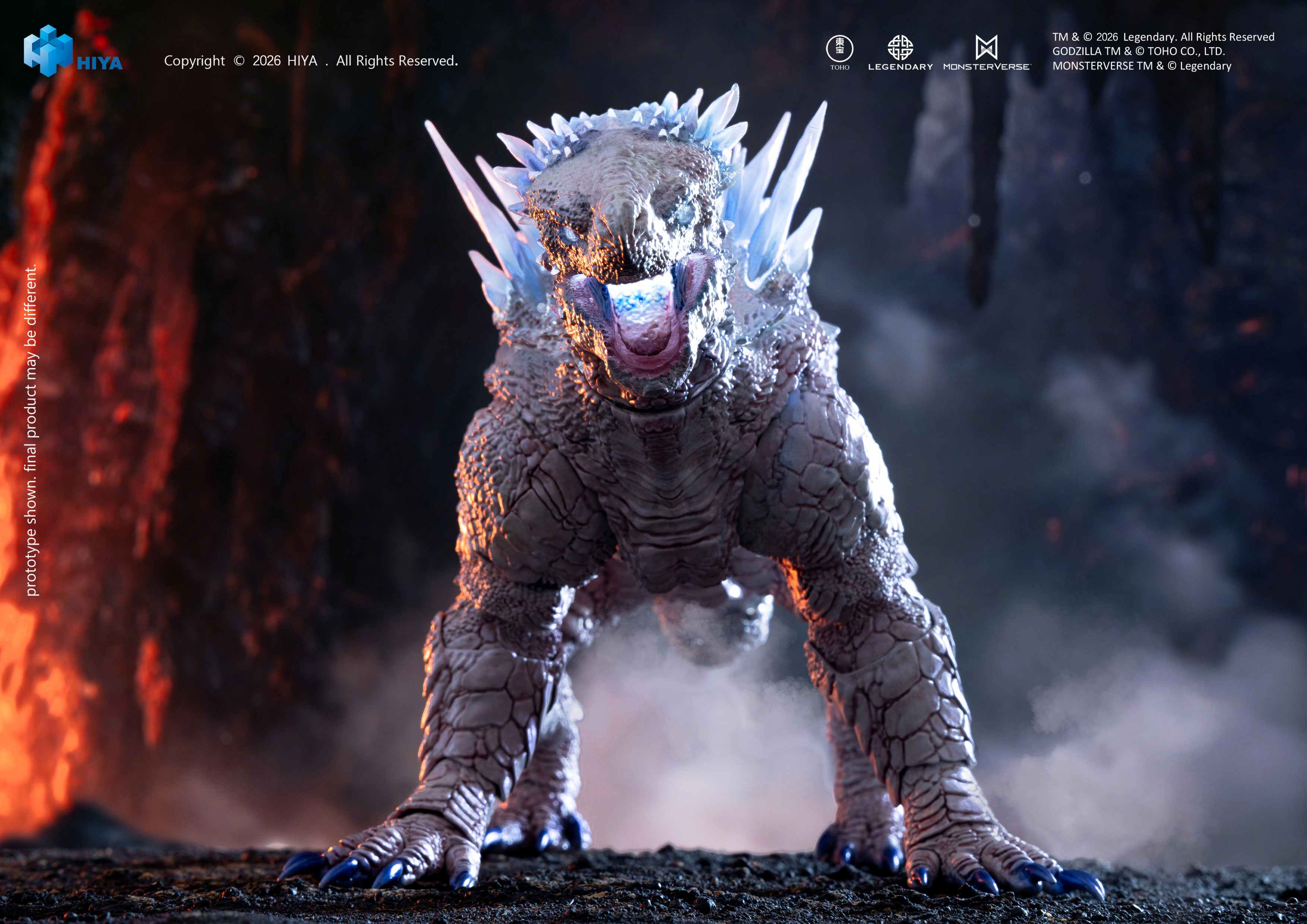 HIYA Exquisite Basic + Series Non Scale 6.7 Inch "Godzilla x Kong The New Empire" Frost Bite Blast Shimo Action Figure